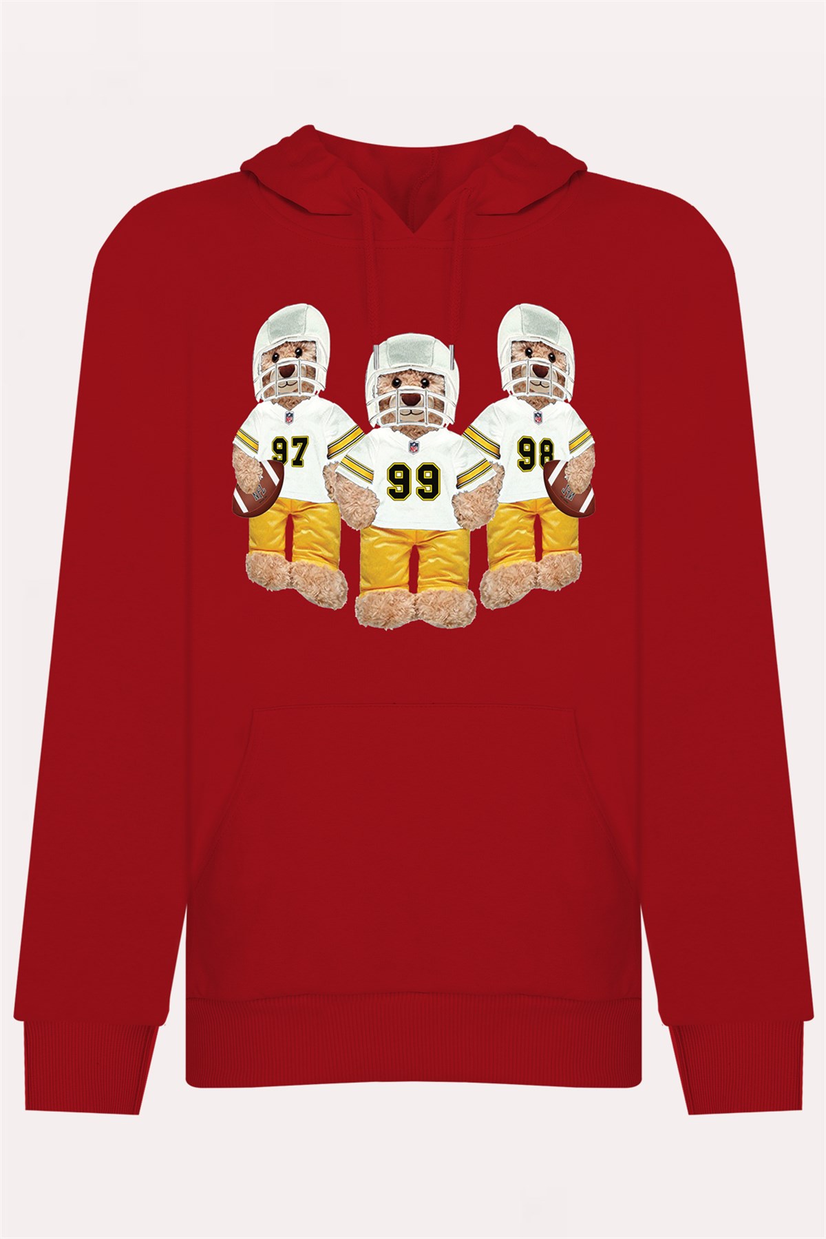 PRINTED TEDDY BEAR hoodie