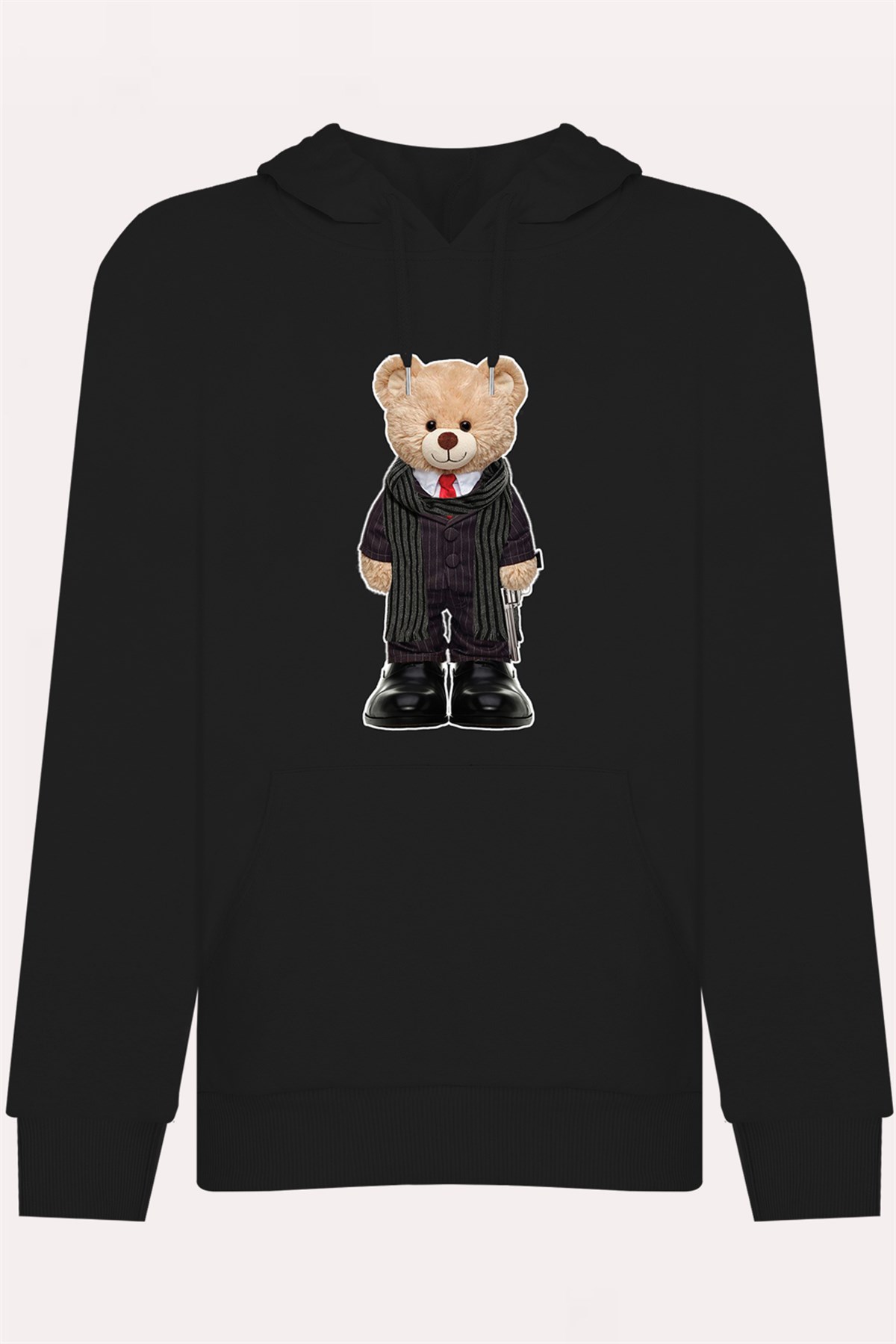 PRINTED TEDDY BEAR hoodie