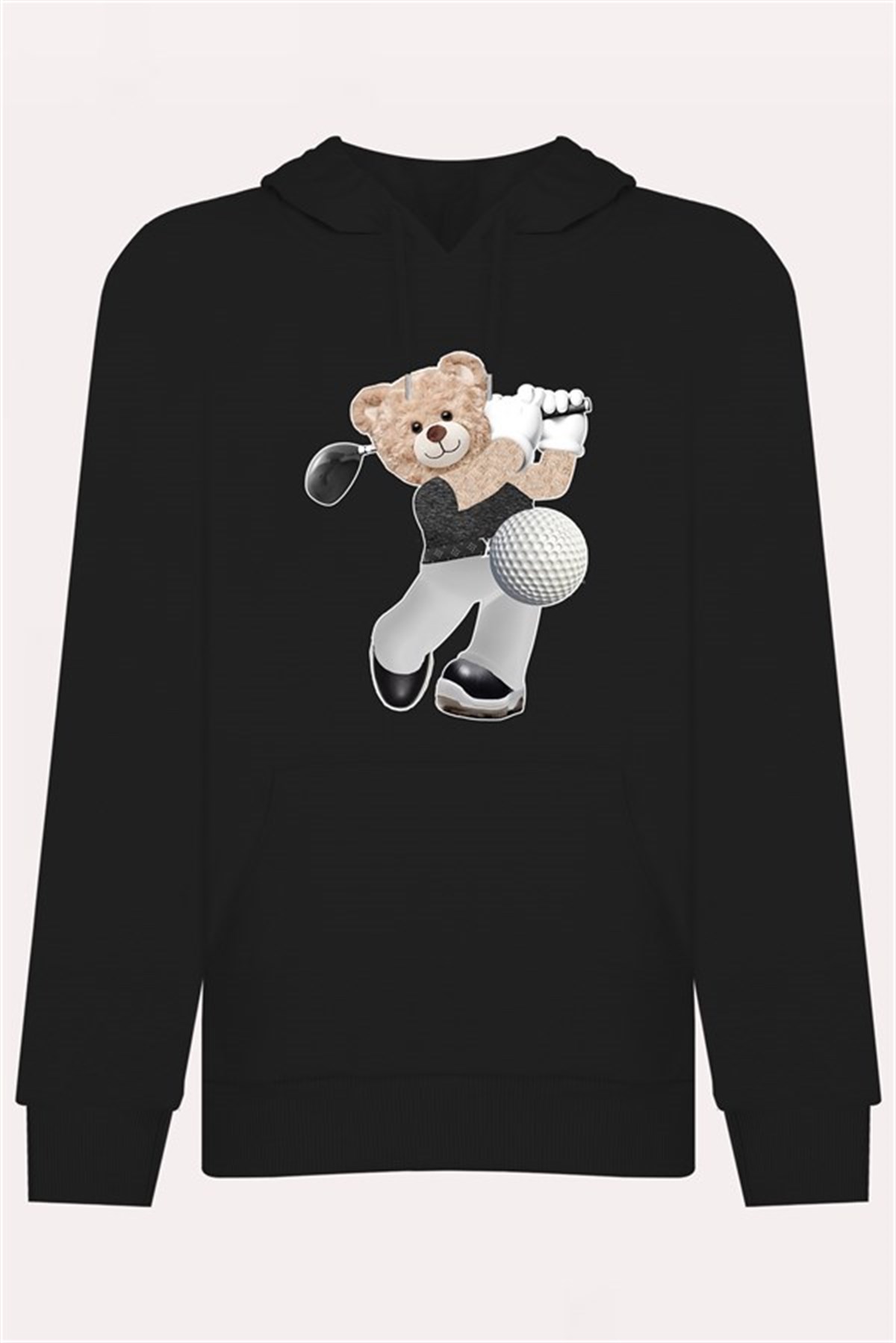 PRINTED TEDDY BEAR hoodie