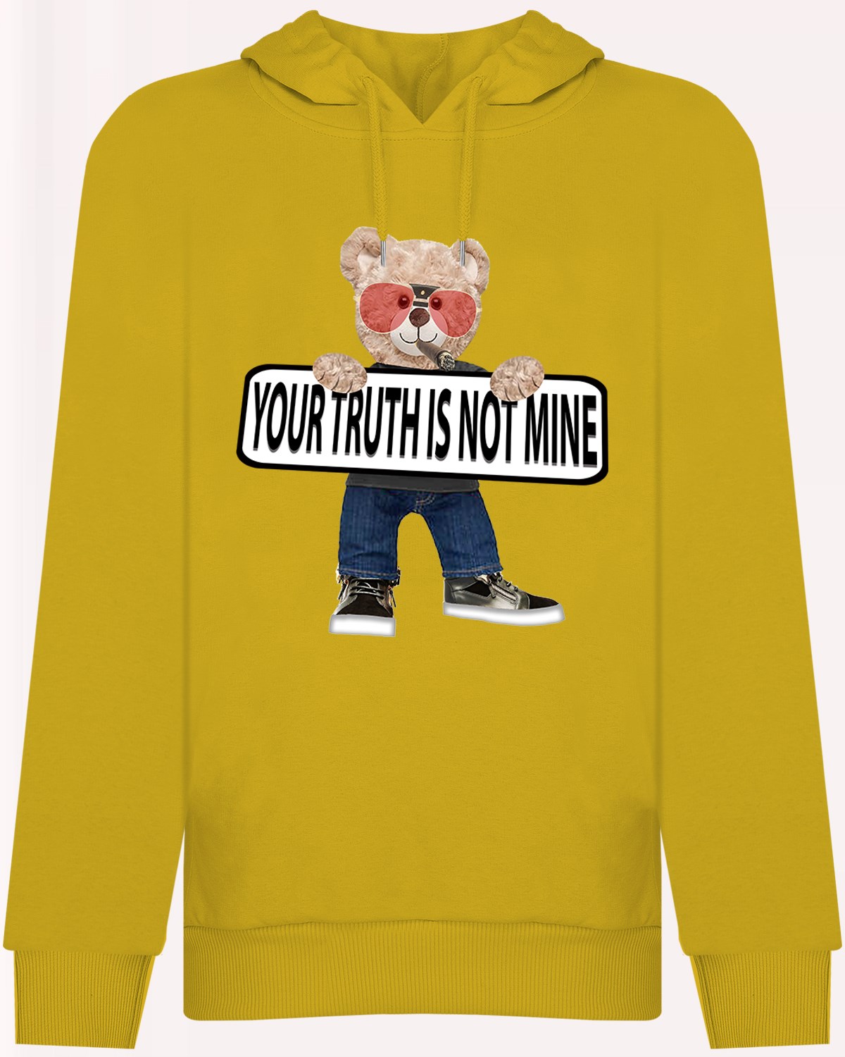 PRINTED TEDDY BEAR hoodie