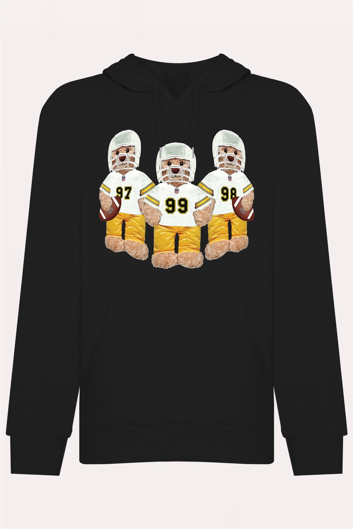 PRINTED TEDDY BEAR hoodie