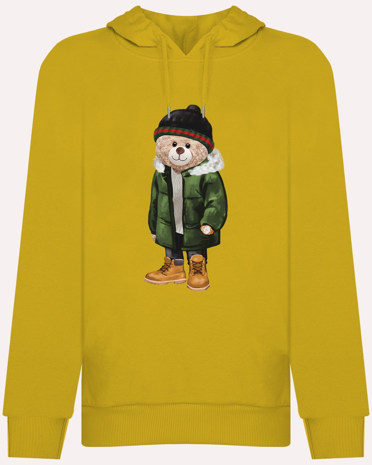 PRINTED TEDDY BEAR hoodie