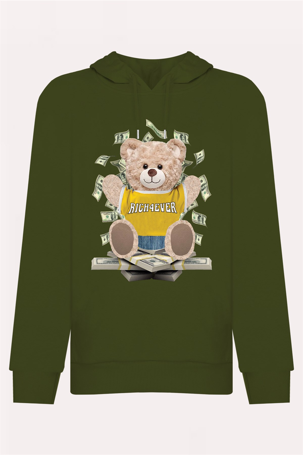 PRINTED TEDDY BEAR hoodie