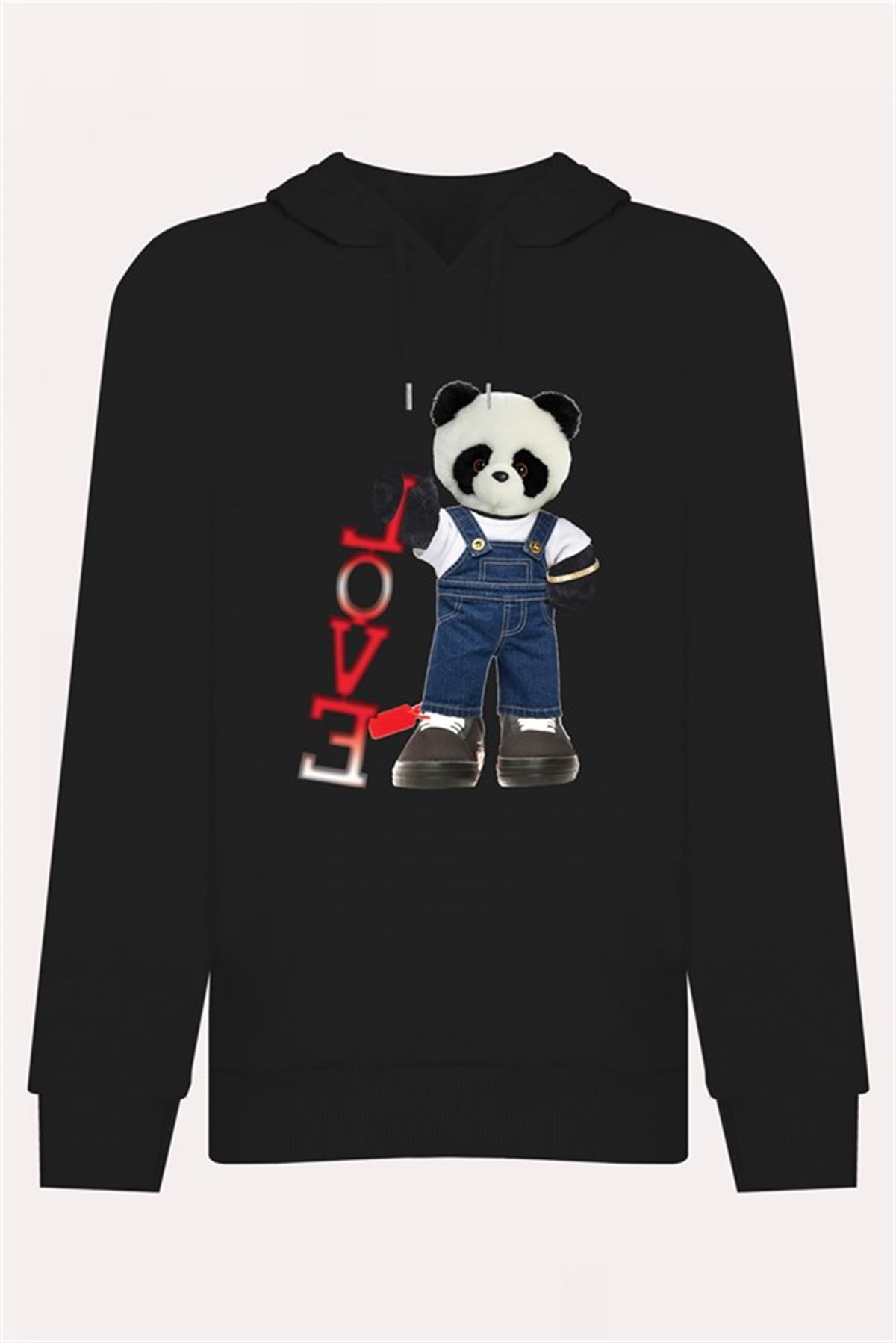 PRINTED TEDDY BEAR hoodie