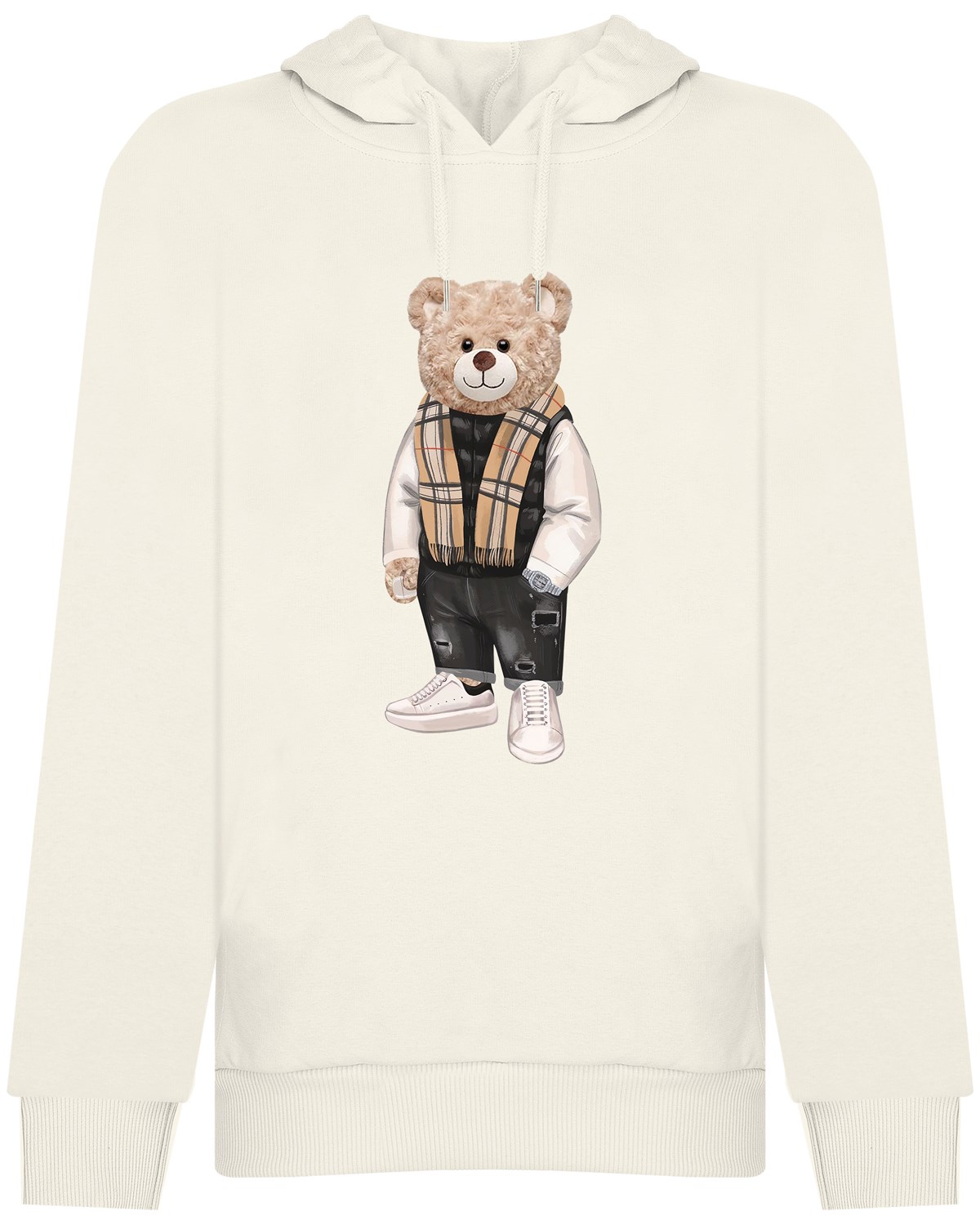 PRINTED TEDDY BEAR hoodie