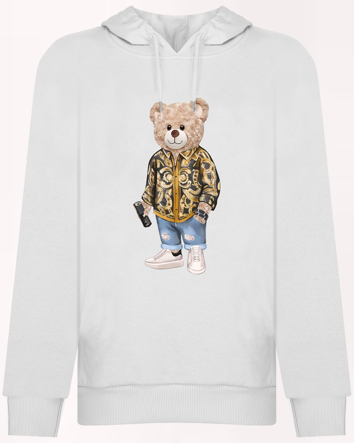 PRINTED TEDDY BEAR hoodie