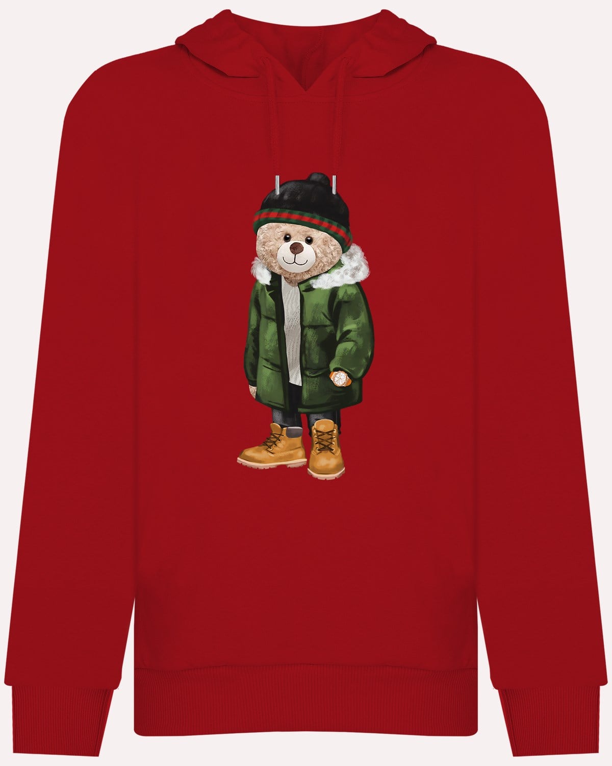 PRINTED TEDDY BEAR hoodie