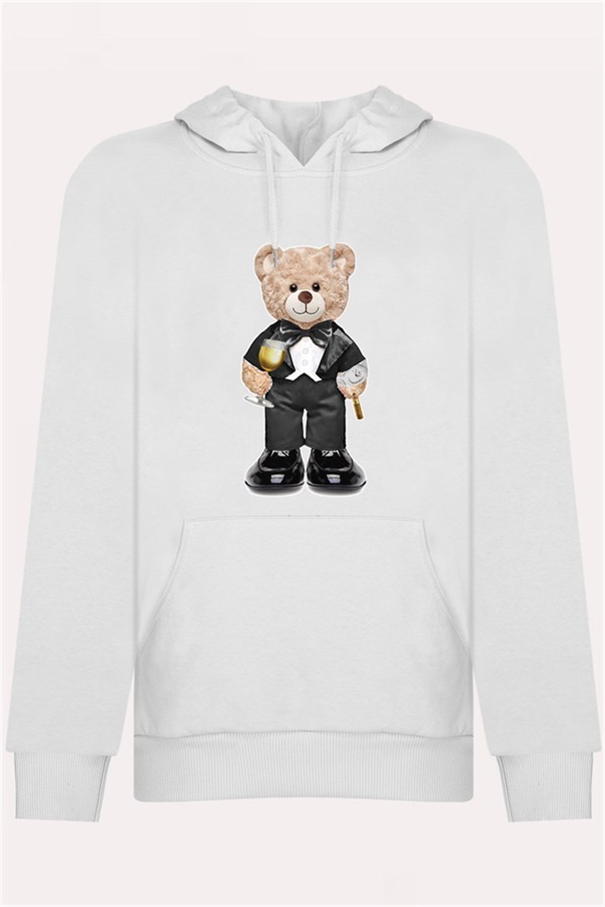 PRINTED TEDDY BEAR hoodie