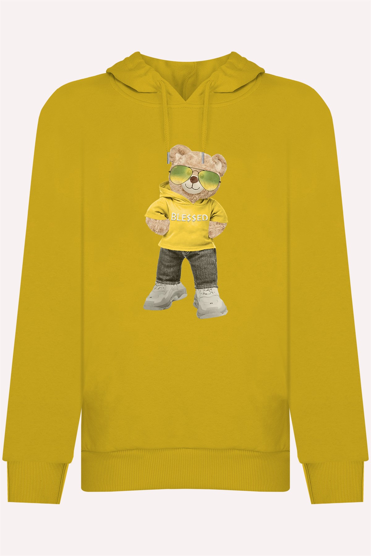 PRINTED TEDDY BEAR hoodie