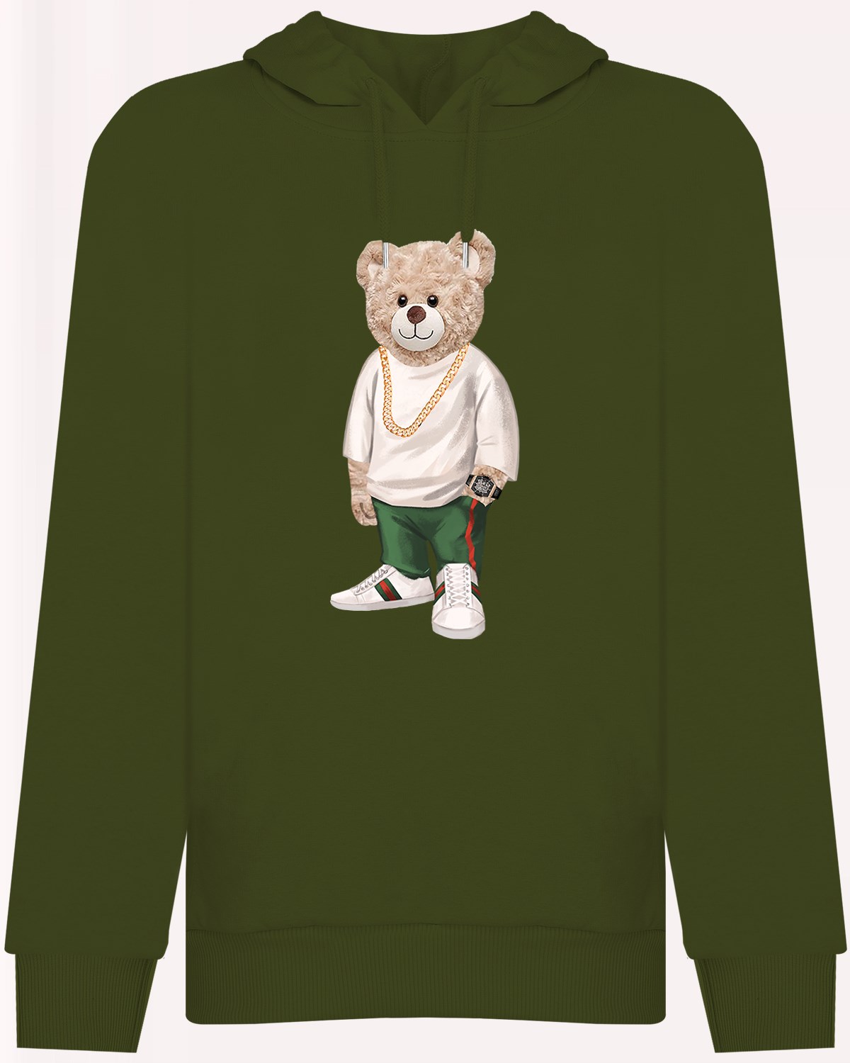 PRINTED TEDDY BEAR hoodie
