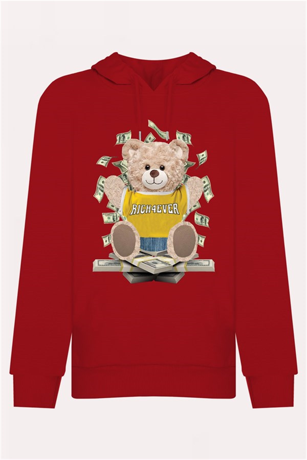 PRINTED TEDDY BEAR hoodie