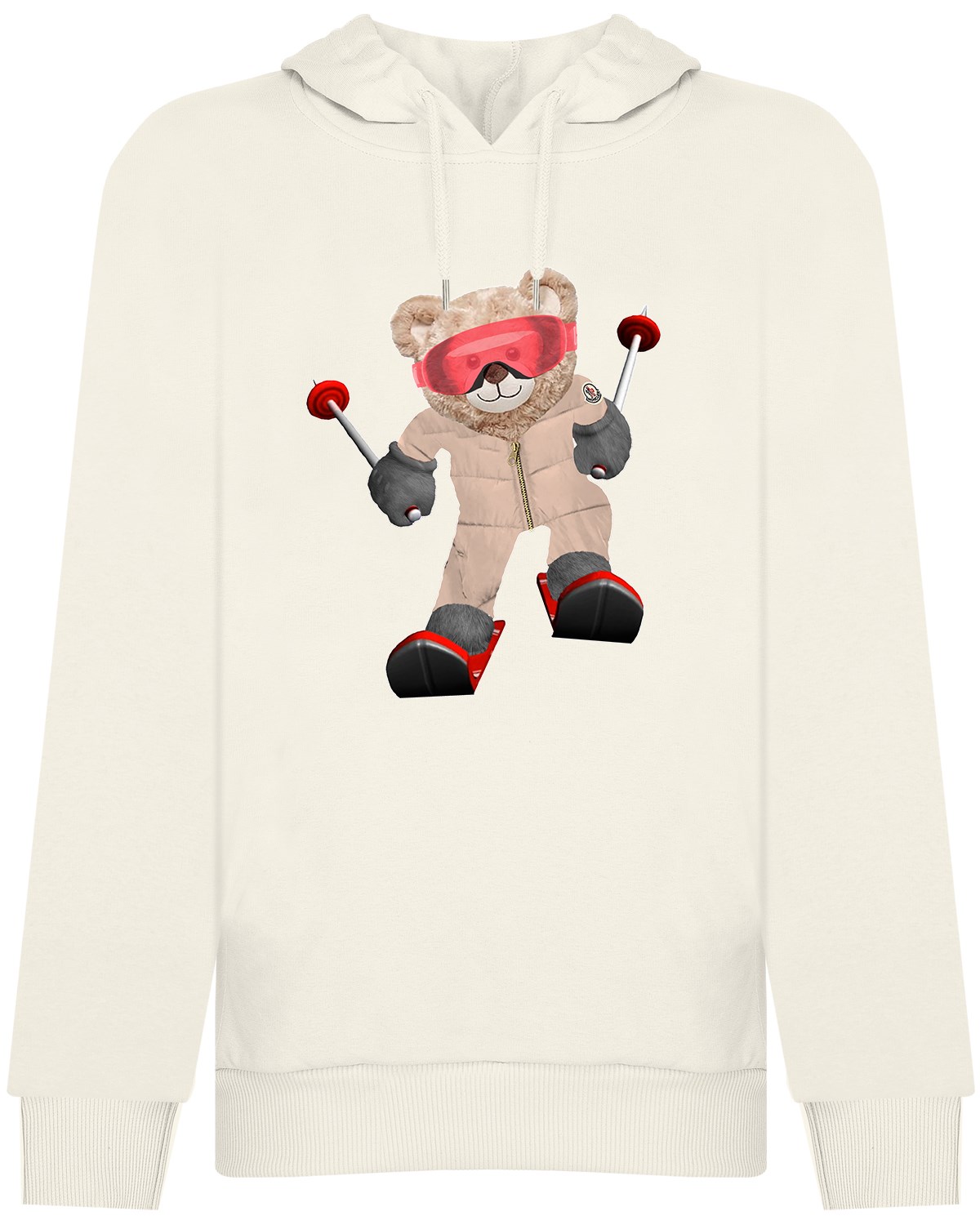 PRINTED TEDDY BEAR hoodie