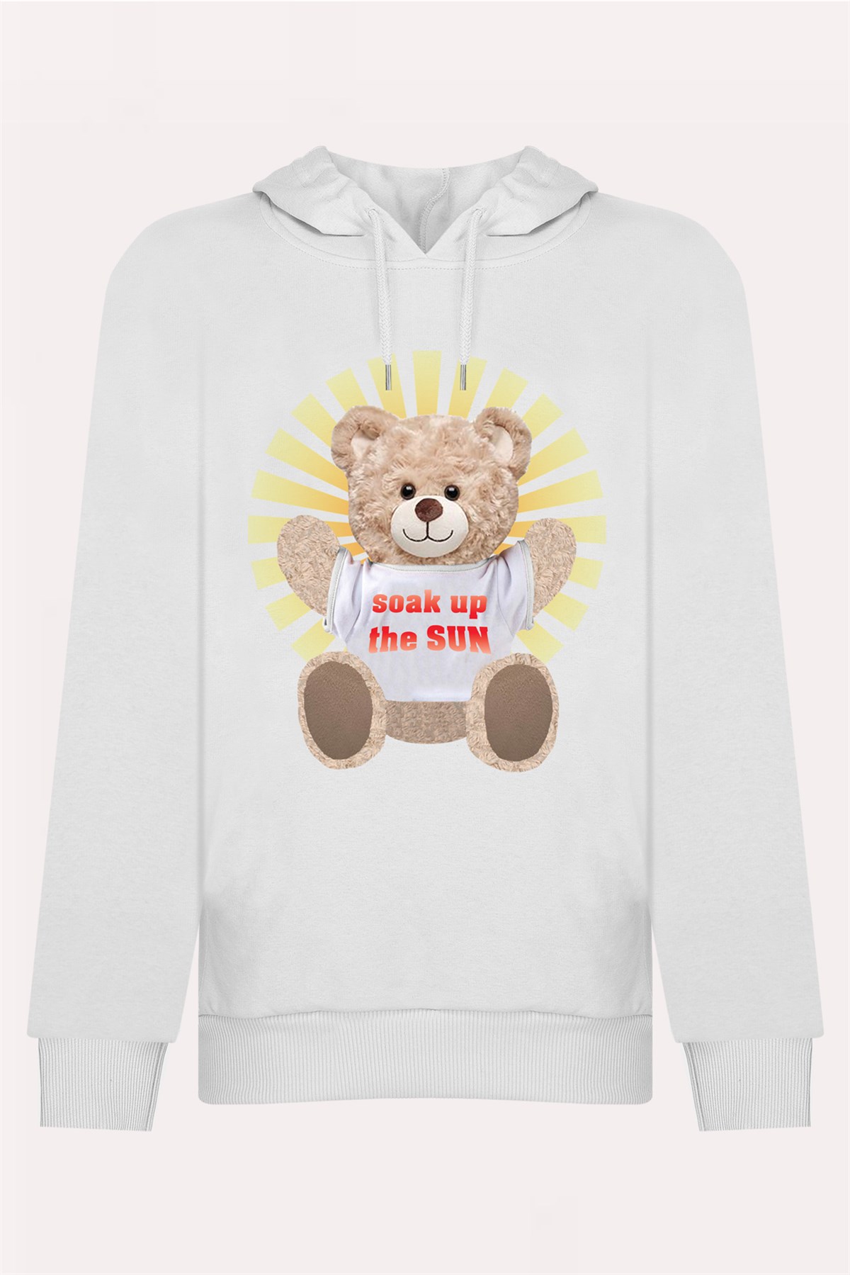 PRINTED TEDDY BEAR hoodie