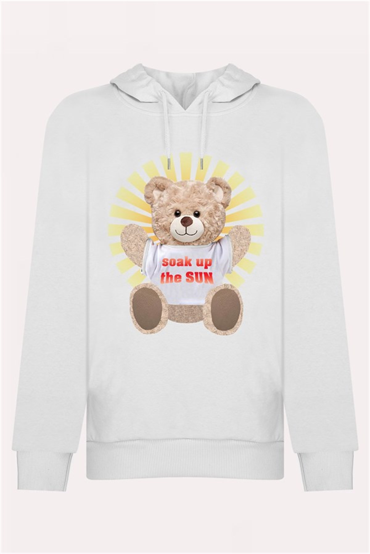 PRINTED TEDDY BEAR hoodie
