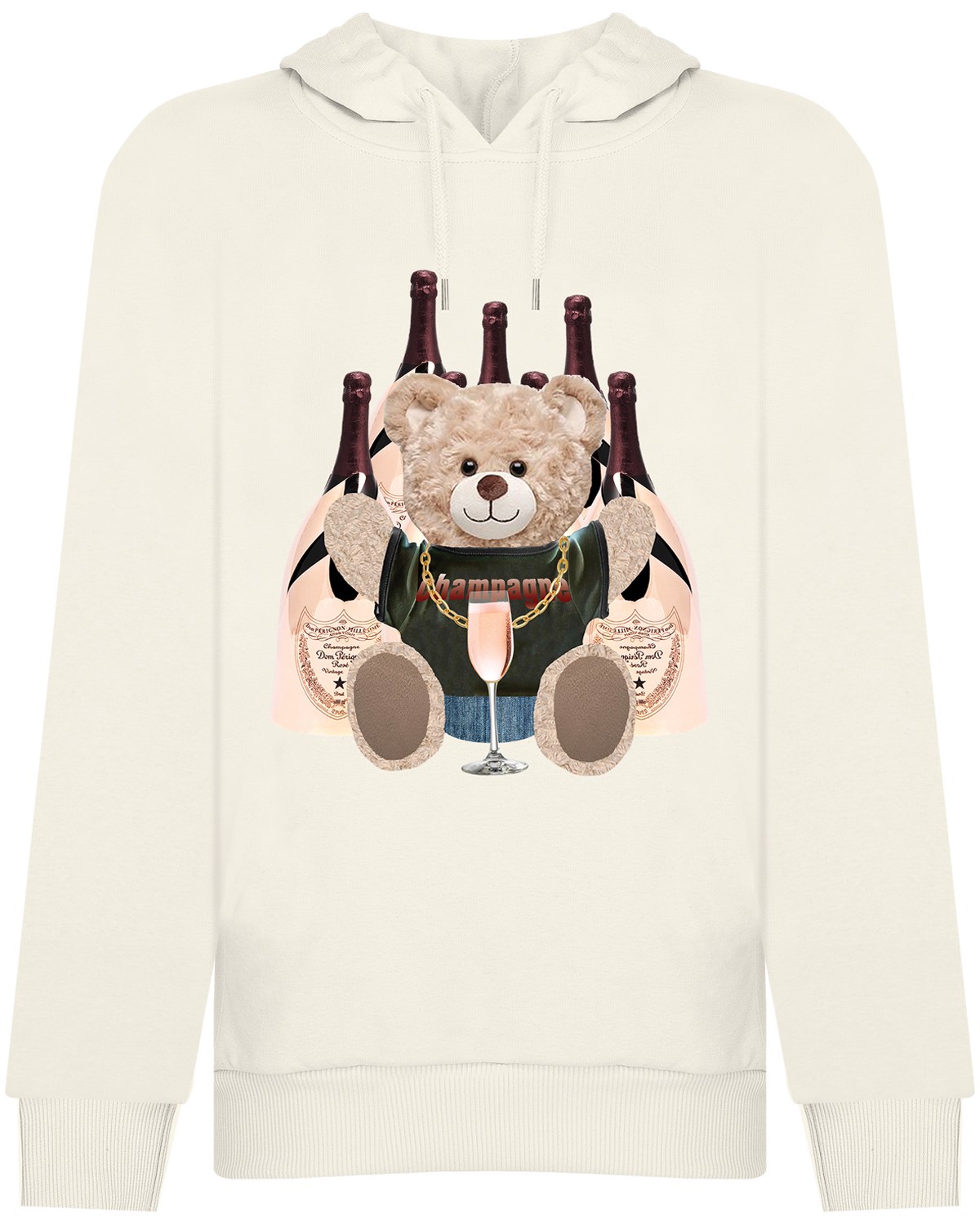 PRINTED TEDDY BEAR hoodie