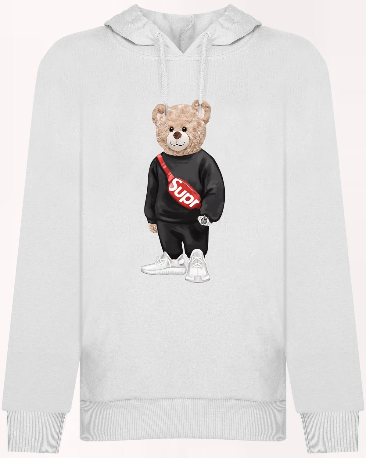 PRINTED TEDDY BEAR hoodie