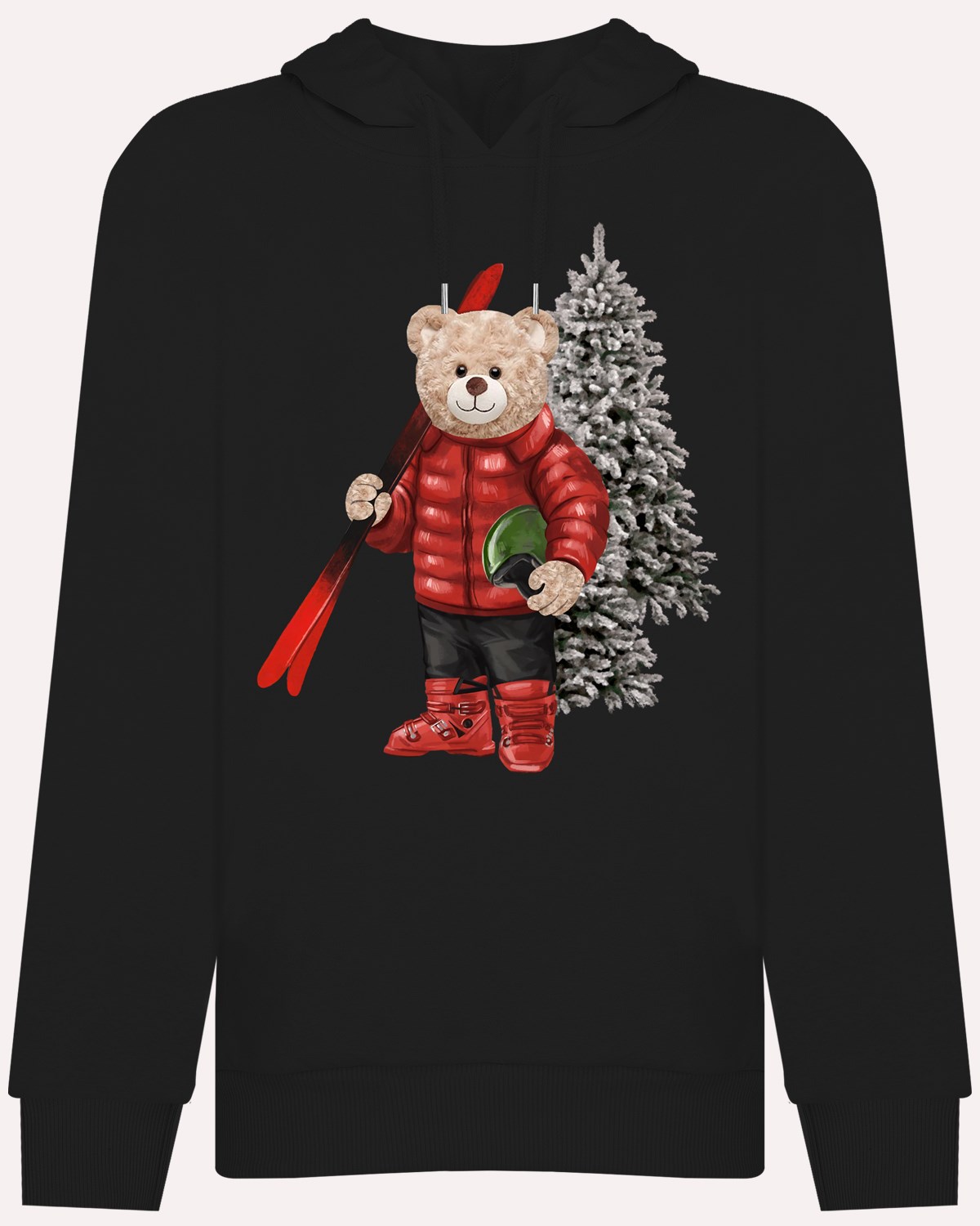 PRINTED TEDDY BEAR hoodie