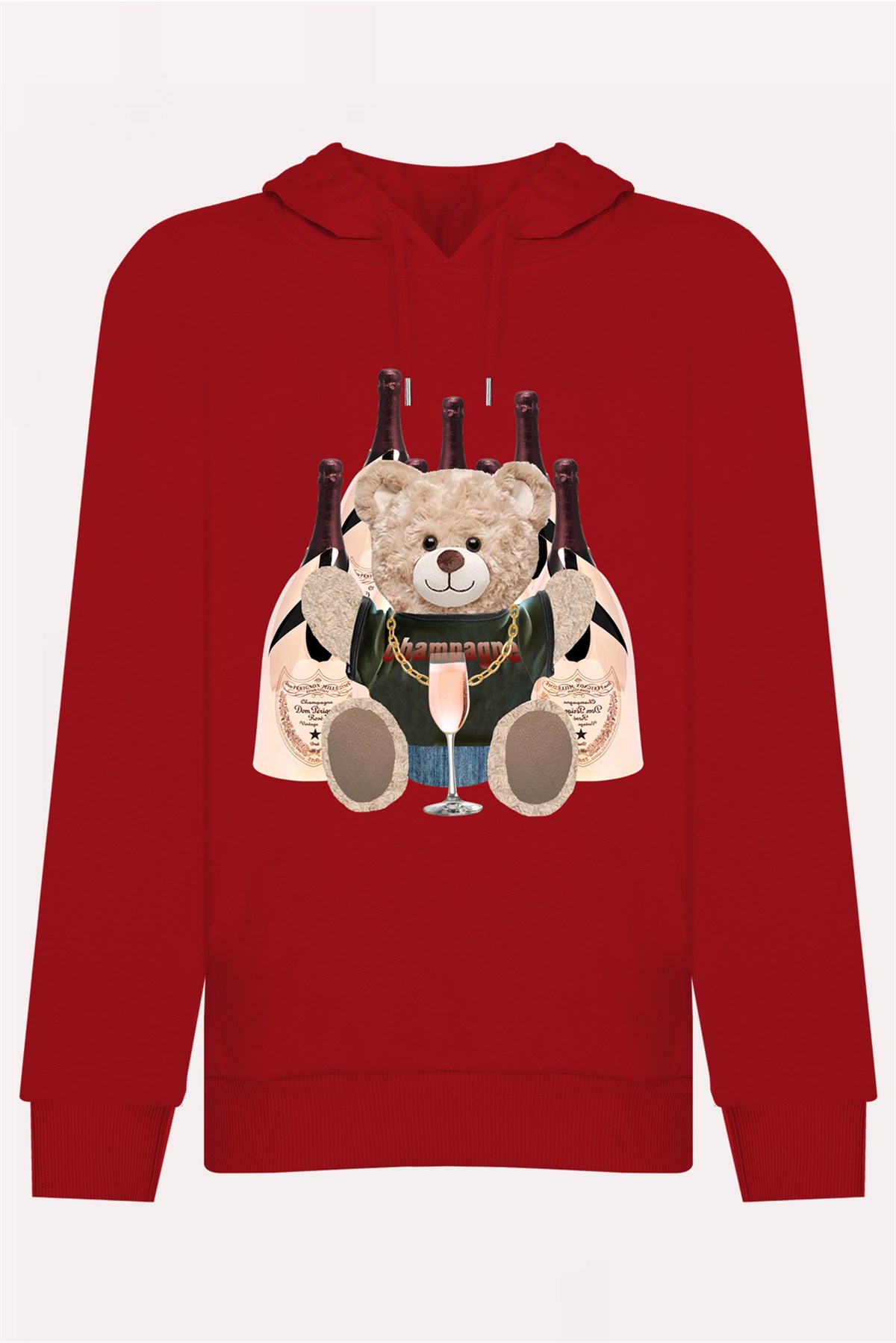 PRINTED TEDDY BEAR hoodie