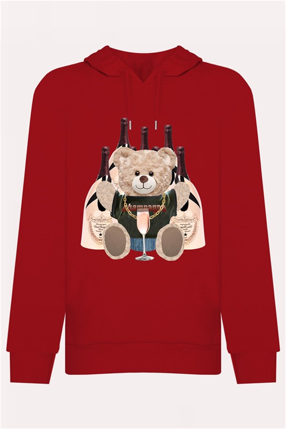 PRINTED TEDDY BEAR hoodie