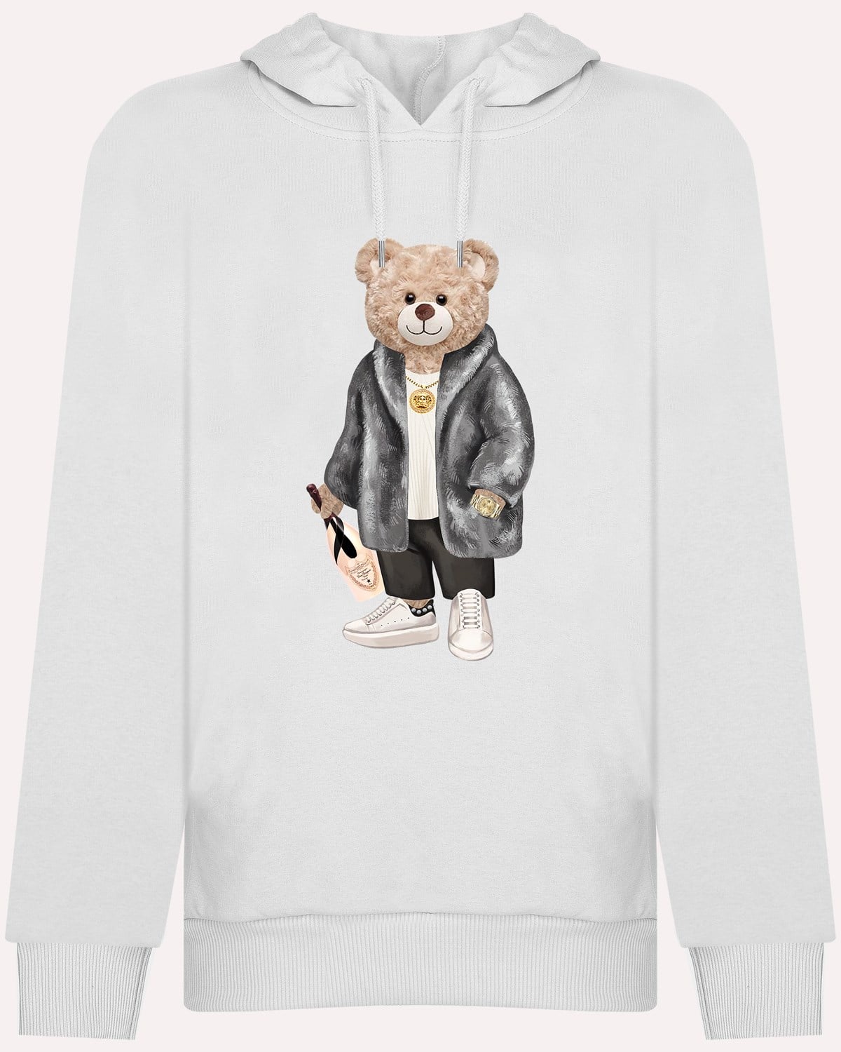 PRINTED TEDDY BEAR hoodie