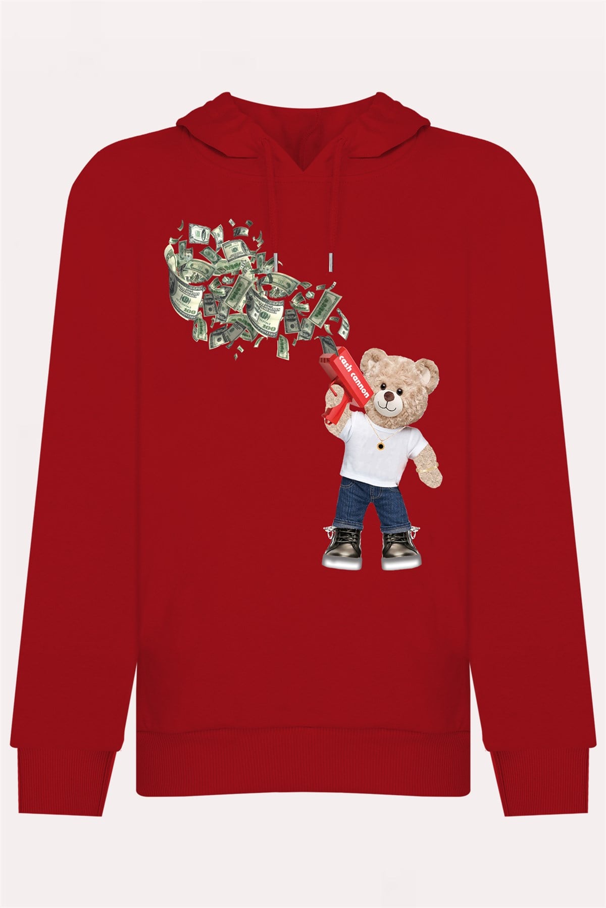 PRINTED TEDDY BEAR hoodie