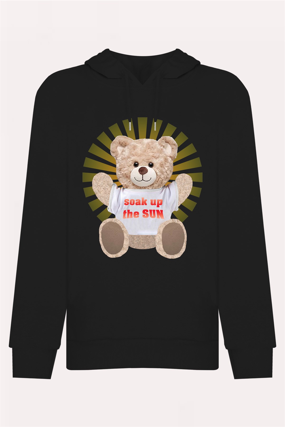 PRINTED TEDDY BEAR hoodie