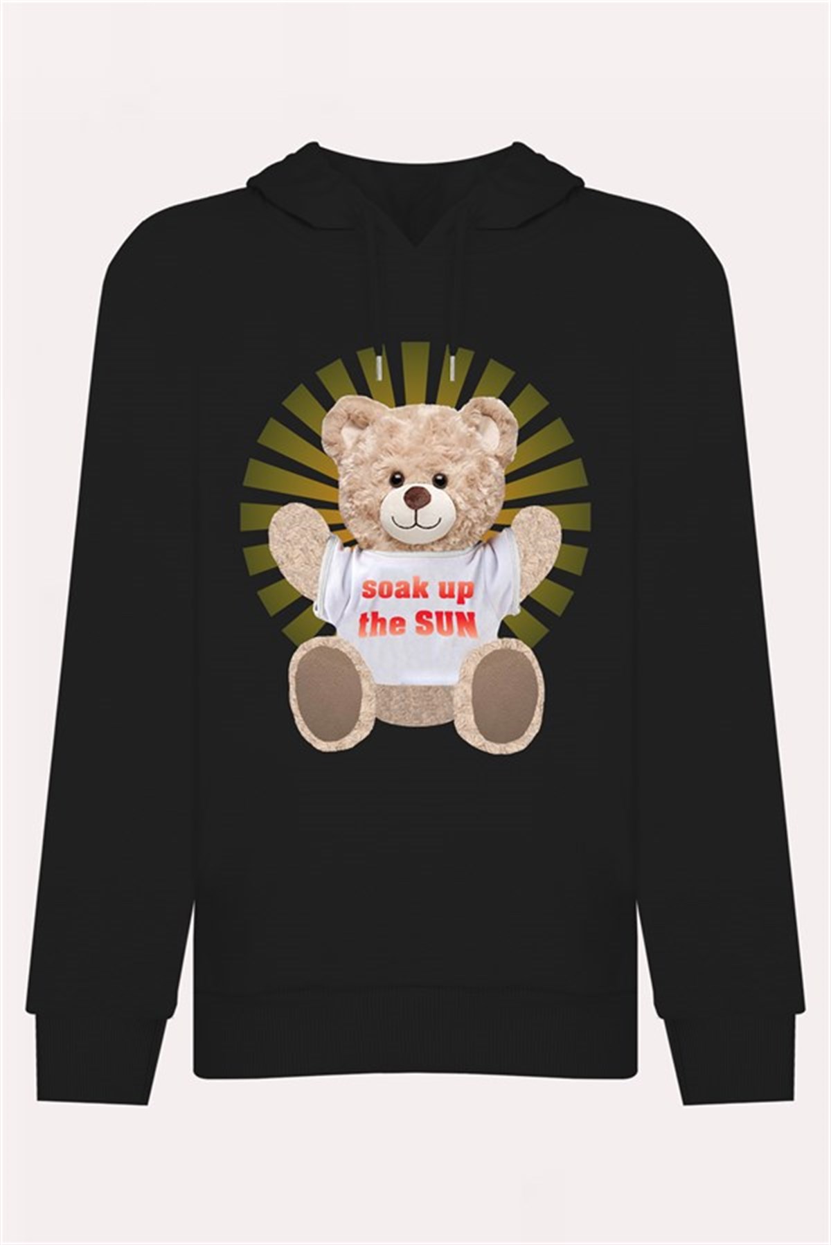 PRINTED TEDDY BEAR hoodie