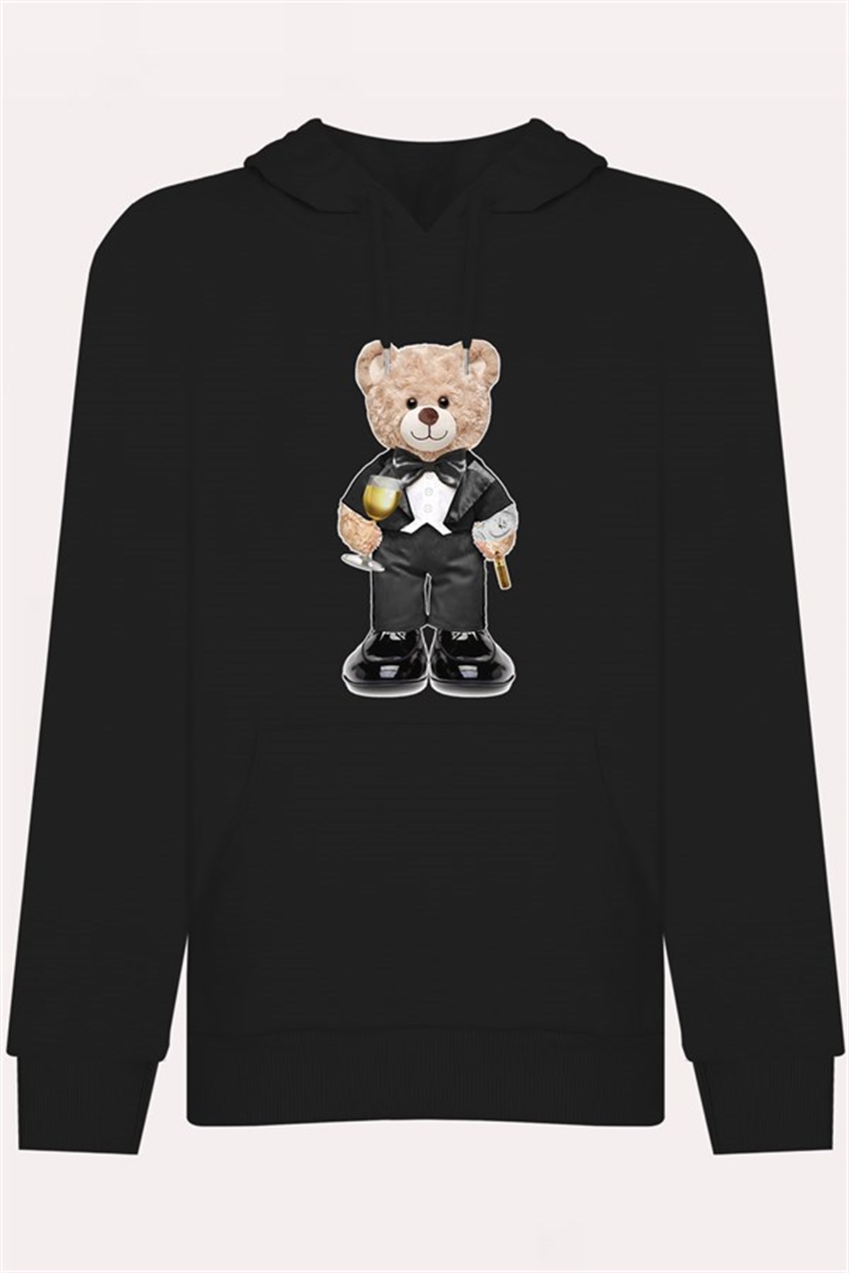 PRINTED TEDDY BEAR hoodie