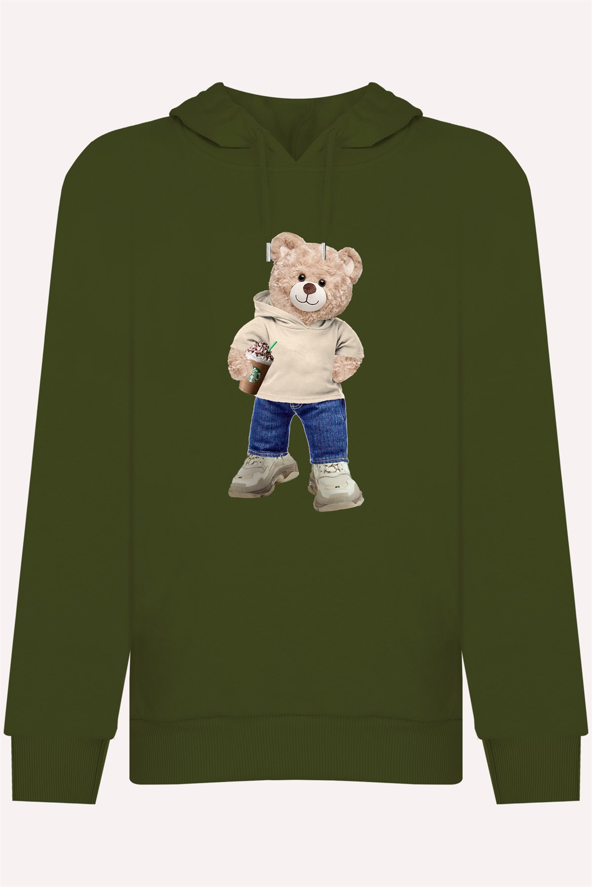 PRINTED TEDDY BEAR hoodie