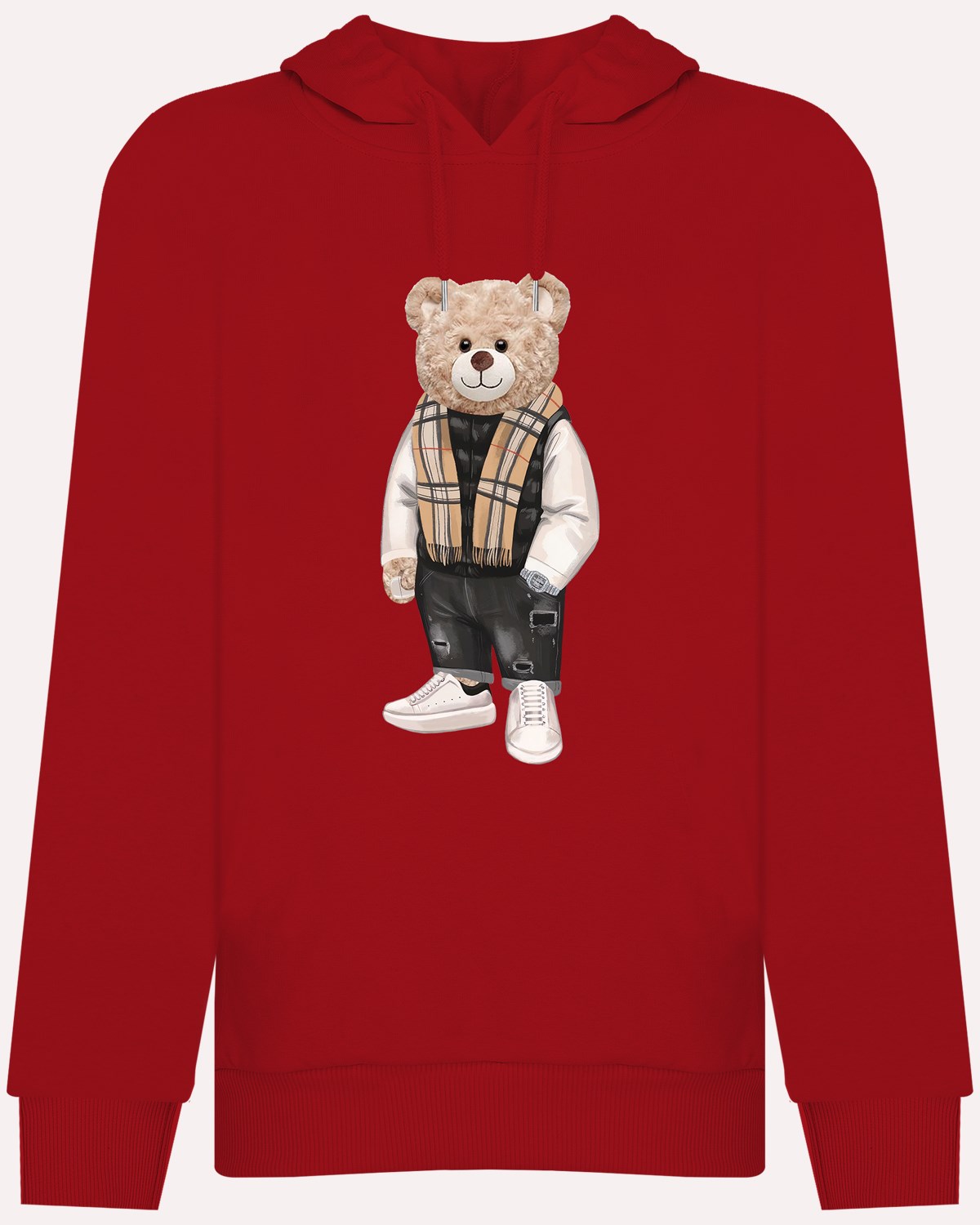 PRINTED TEDDY BEAR hoodie
