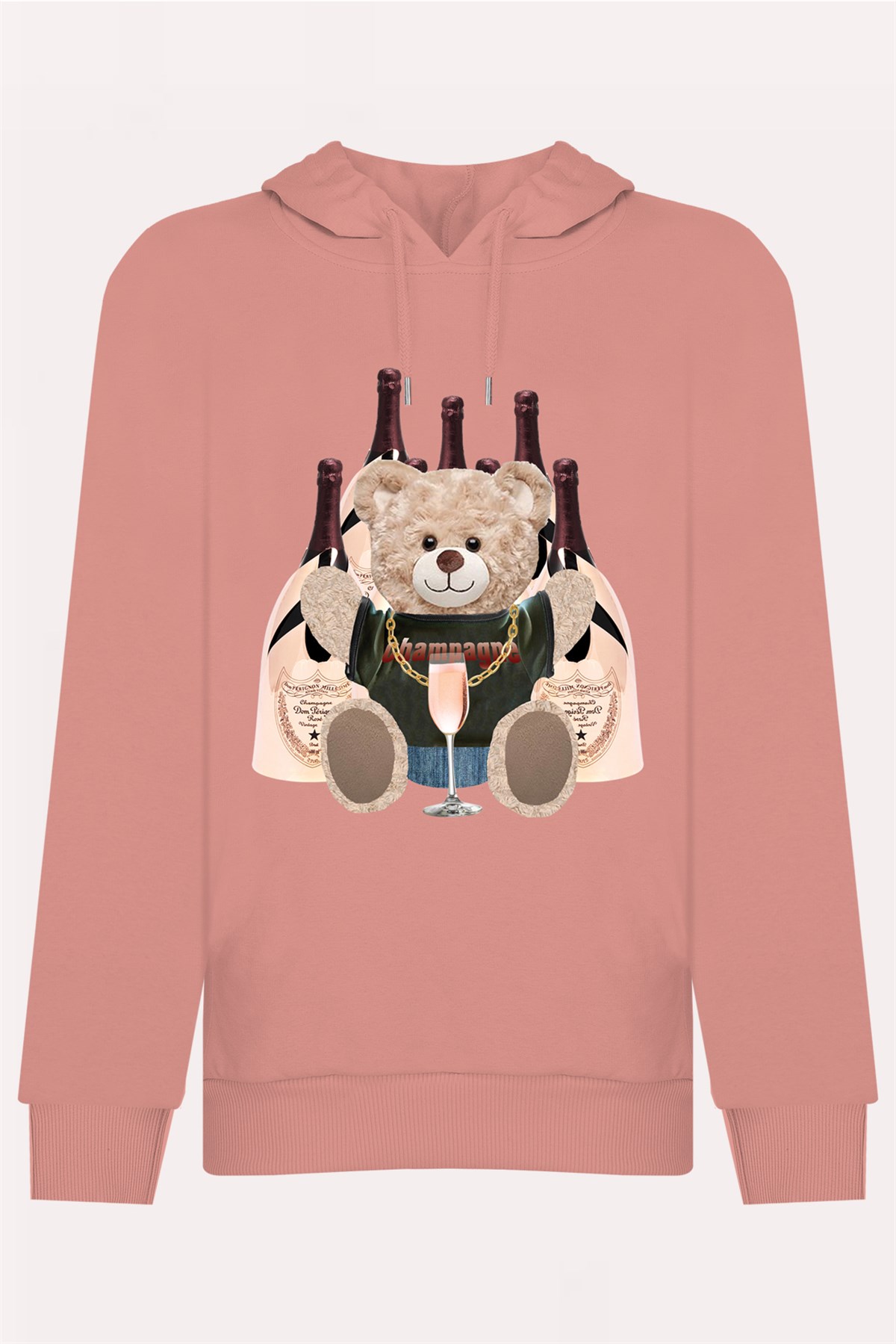 PRINTED TEDDY BEAR hoodie