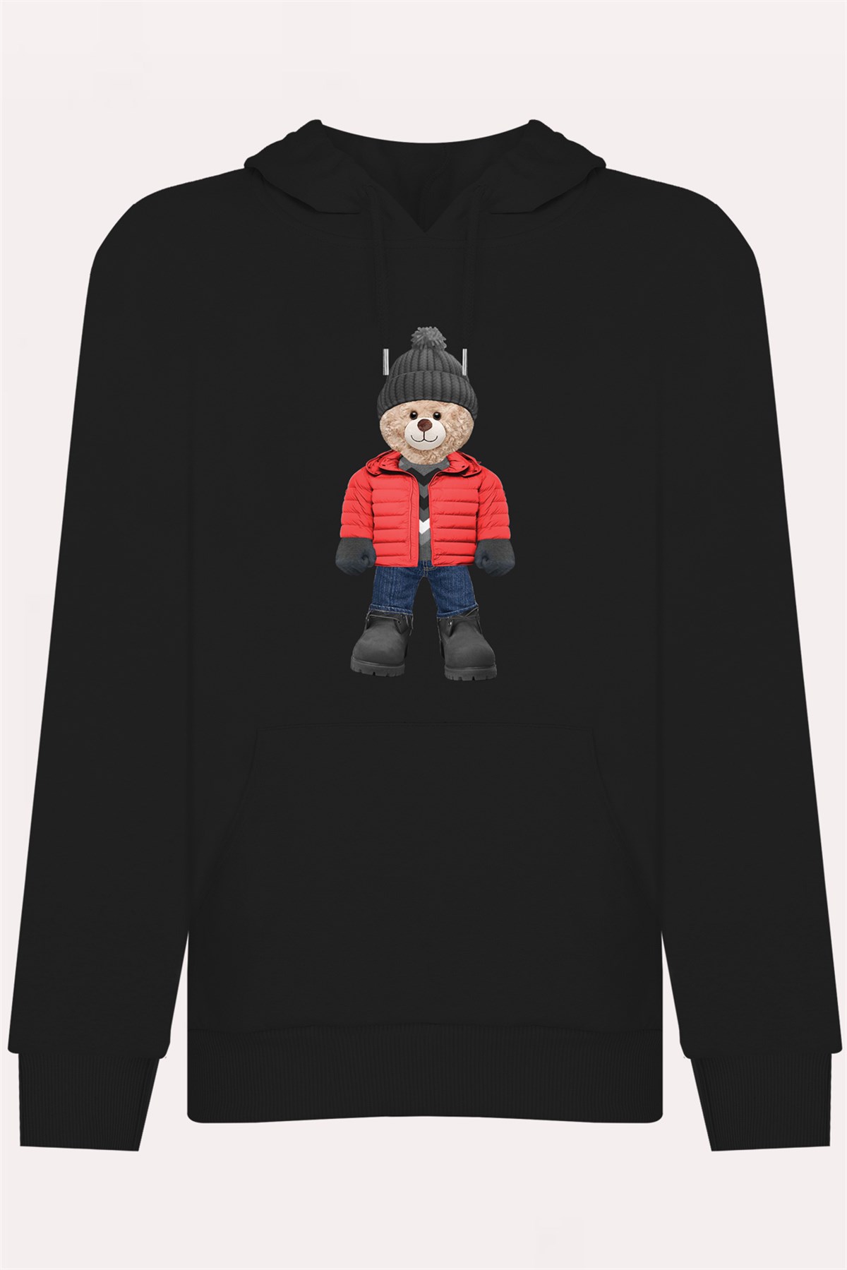 PRINTED TEDDY BEAR hoodie