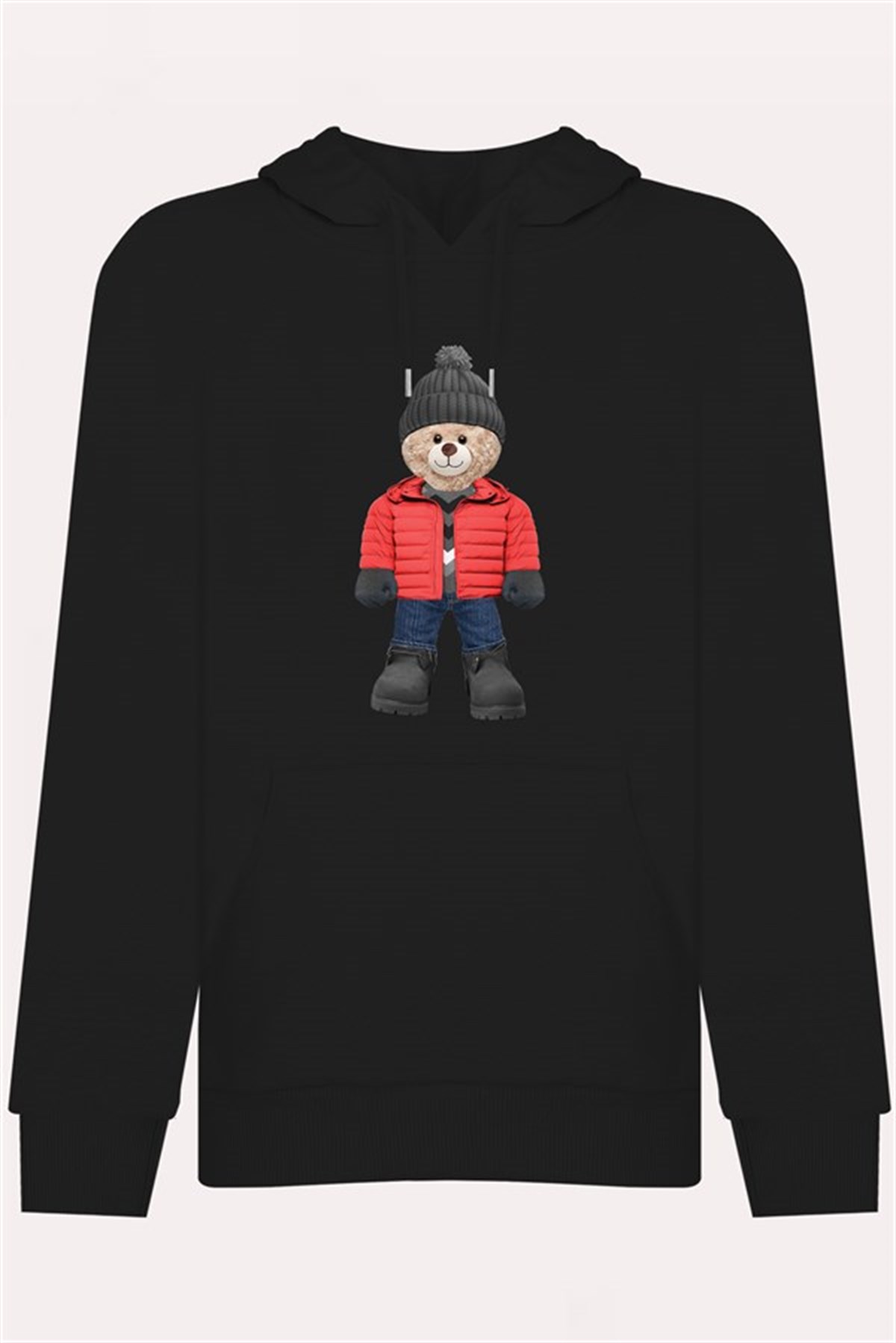 PRINTED TEDDY BEAR hoodie