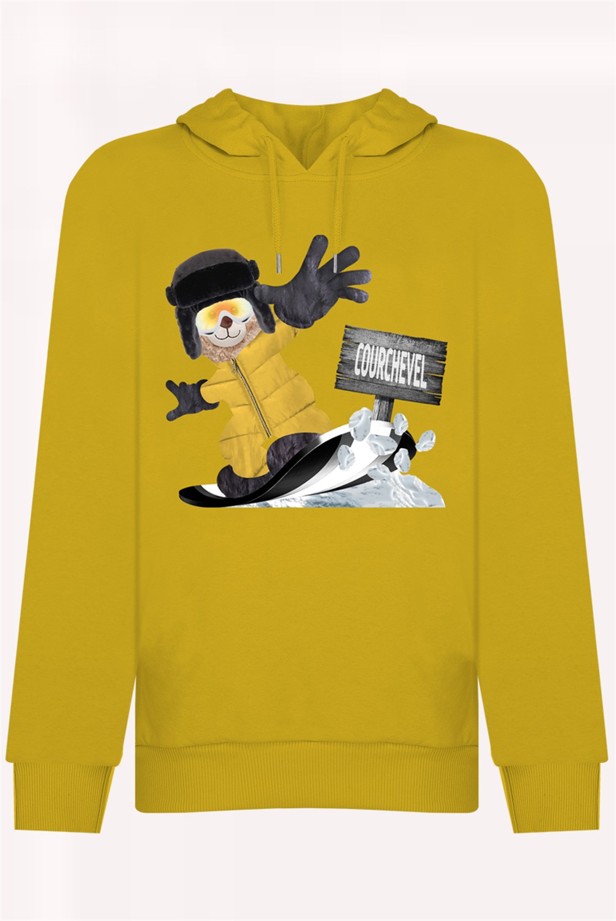 PRINTED TEDDY BEAR hoodie