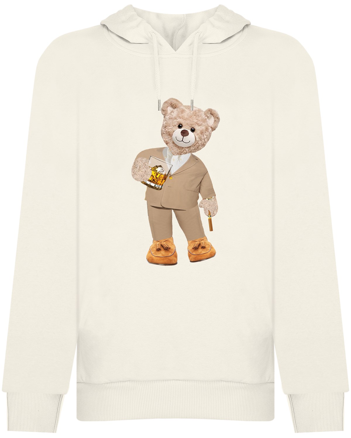 PRINTED TEDDY BEAR hoodie
