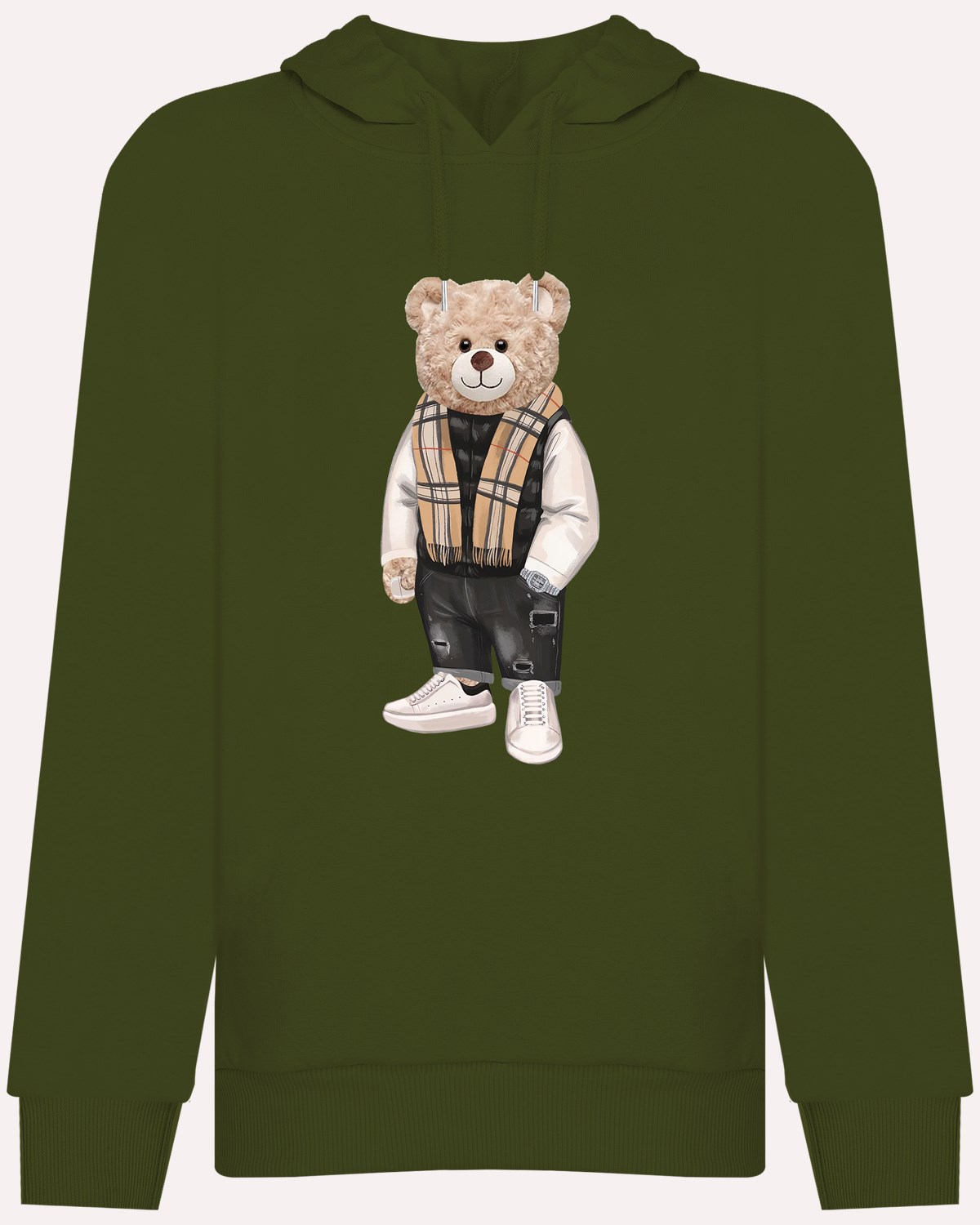 PRINTED TEDDY BEAR hoodie