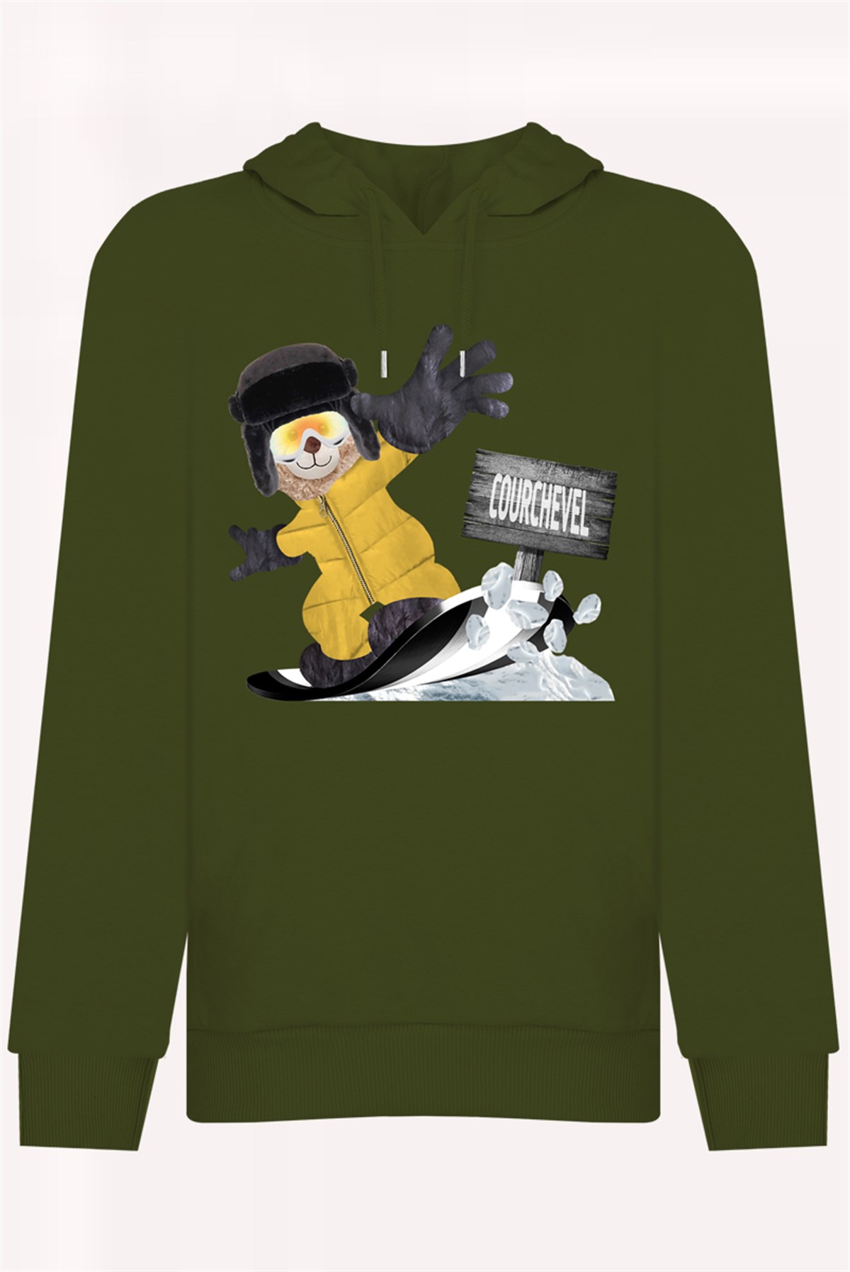 PRINTED TEDDY BEAR hoodie