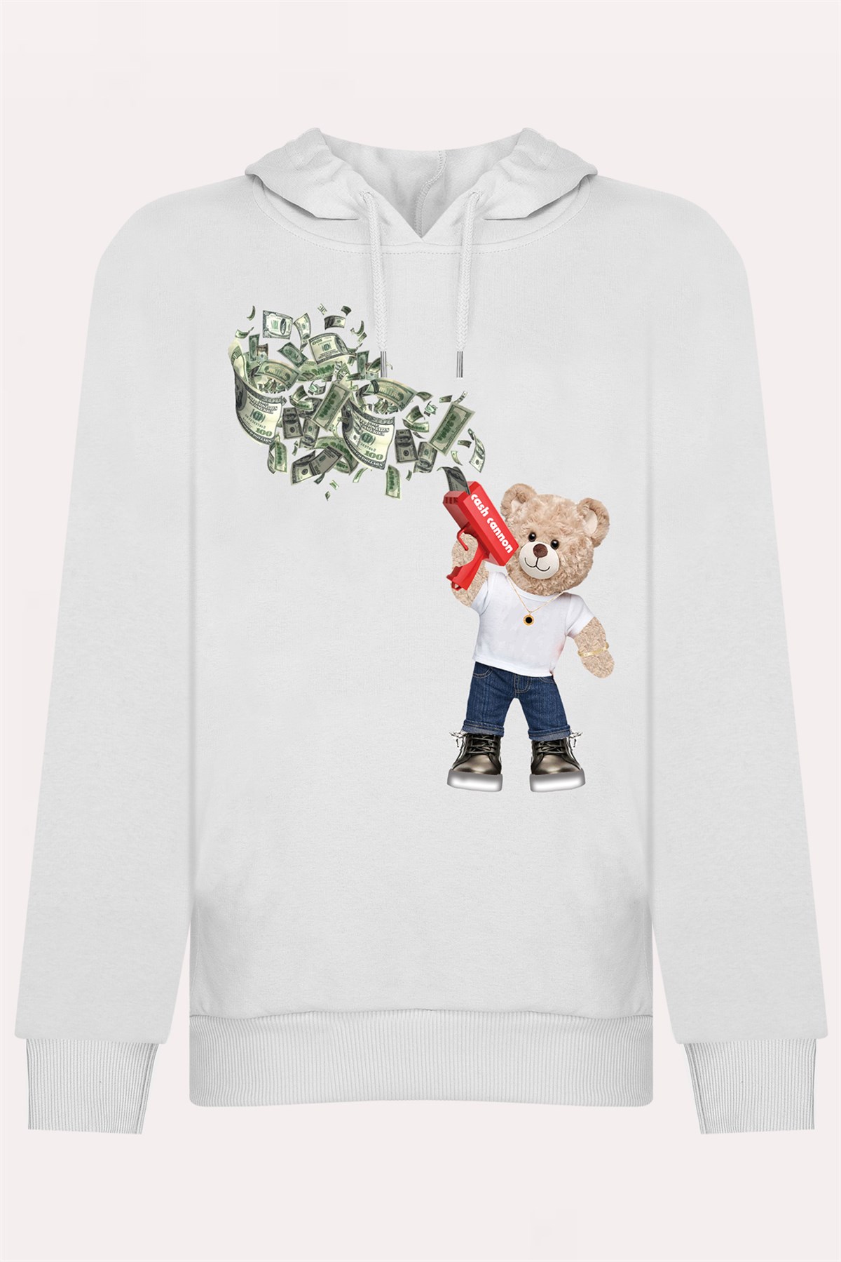 PRINTED TEDDY BEAR hoodie