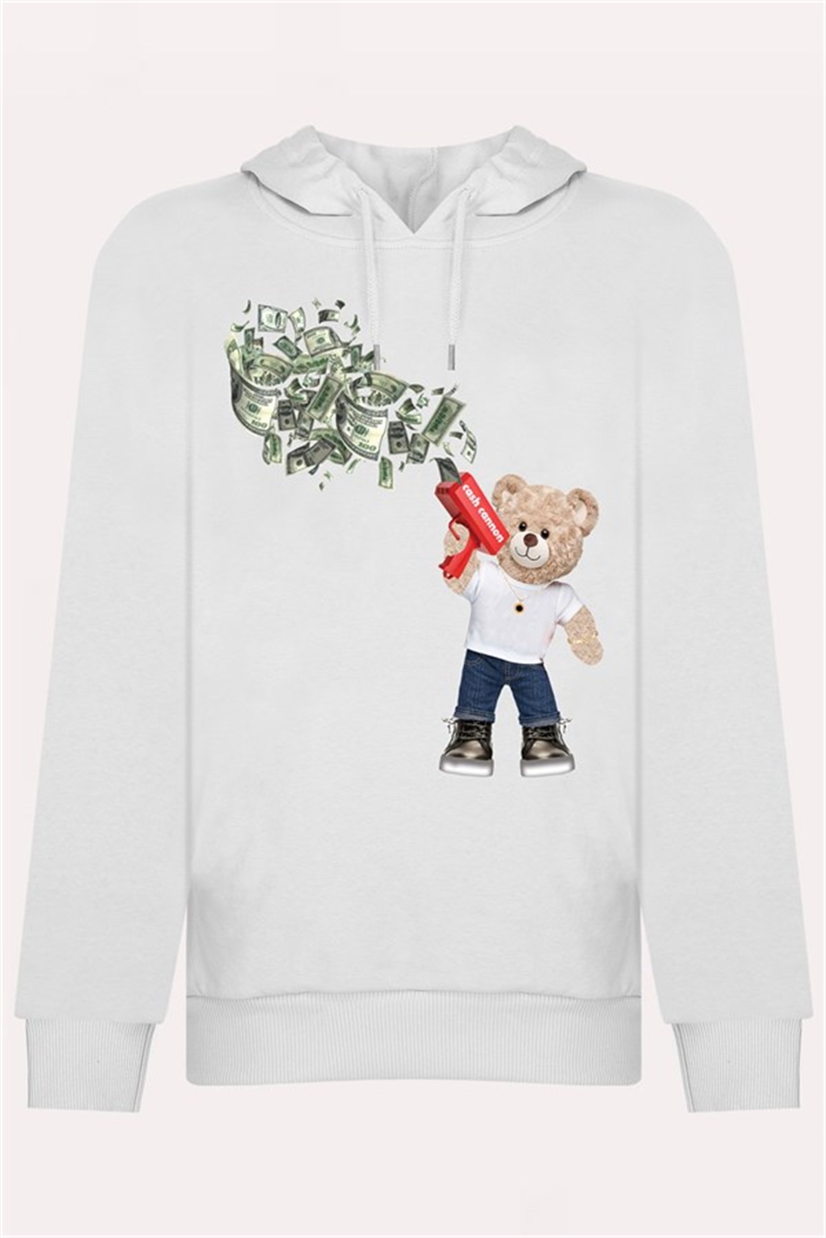 PRINTED TEDDY BEAR hoodie