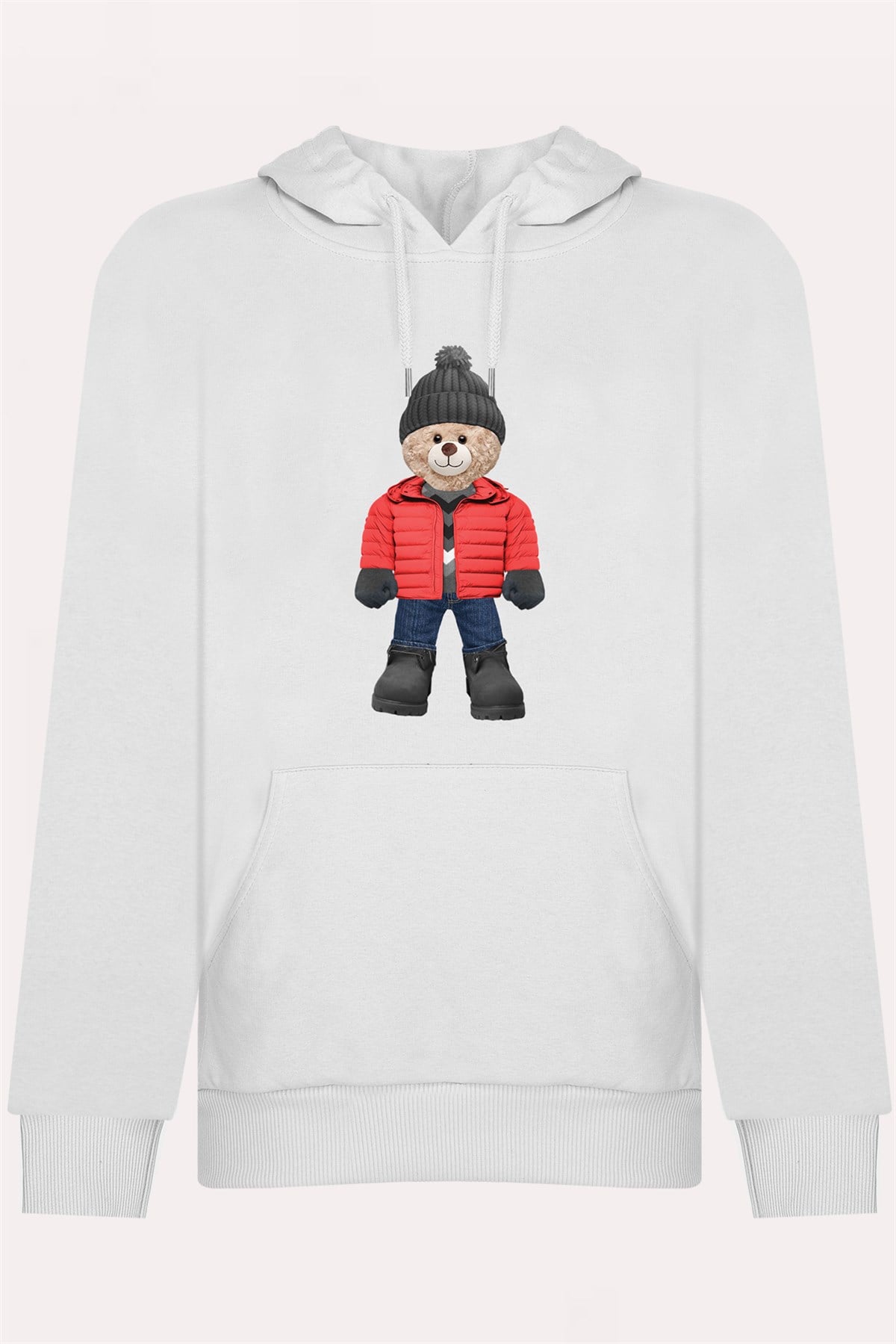 PRINTED TEDDY BEAR hoodie