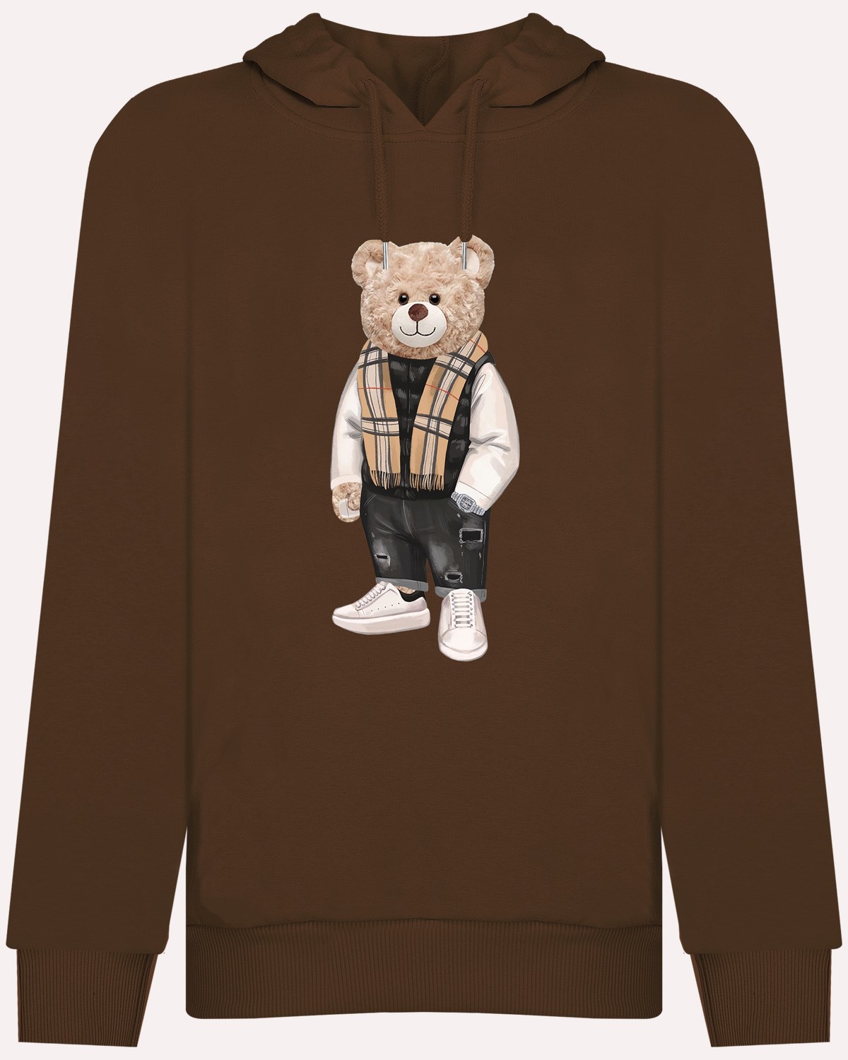 PRINTED TEDDY BEAR hoodie