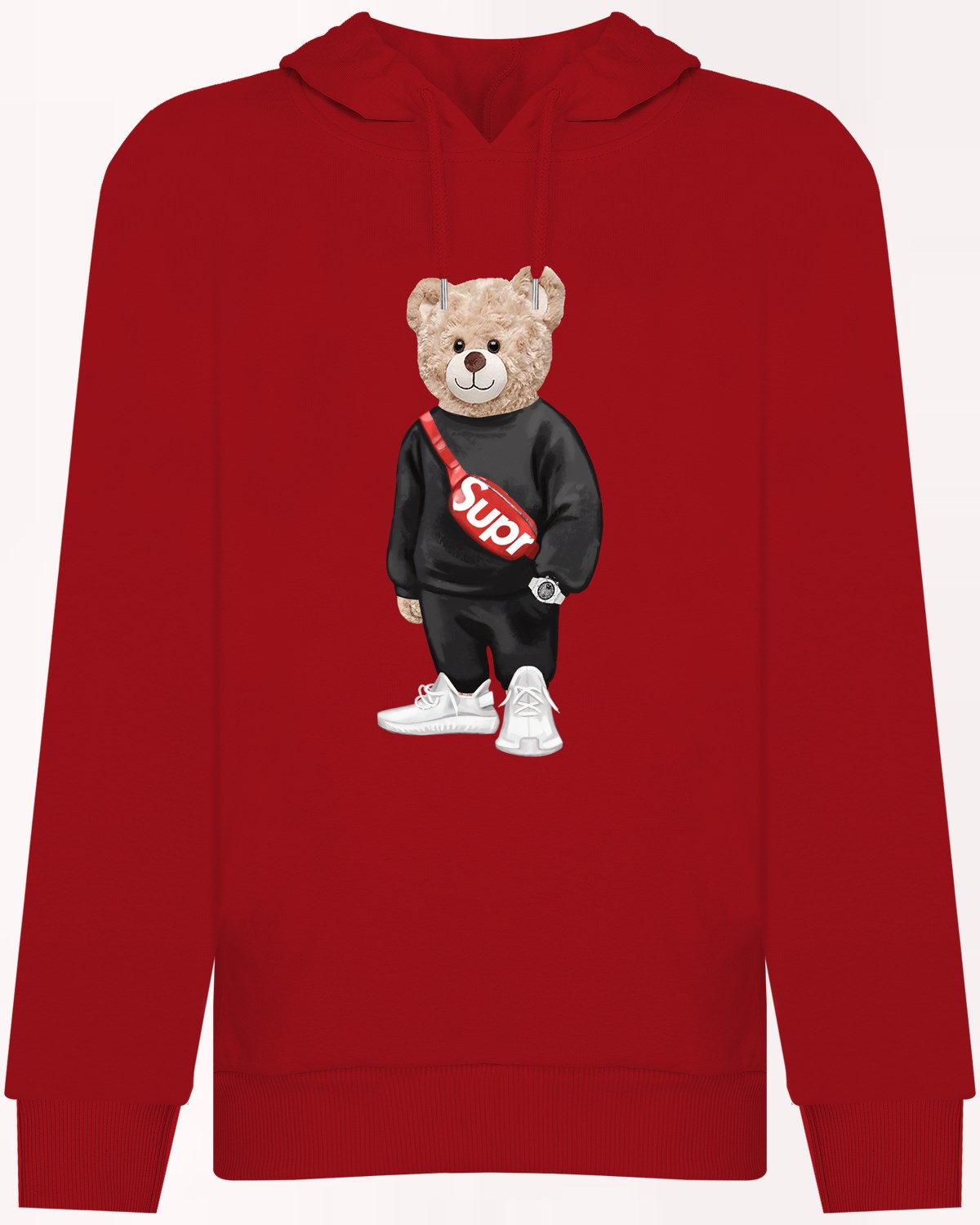 PRINTED TEDDY BEAR hoodie