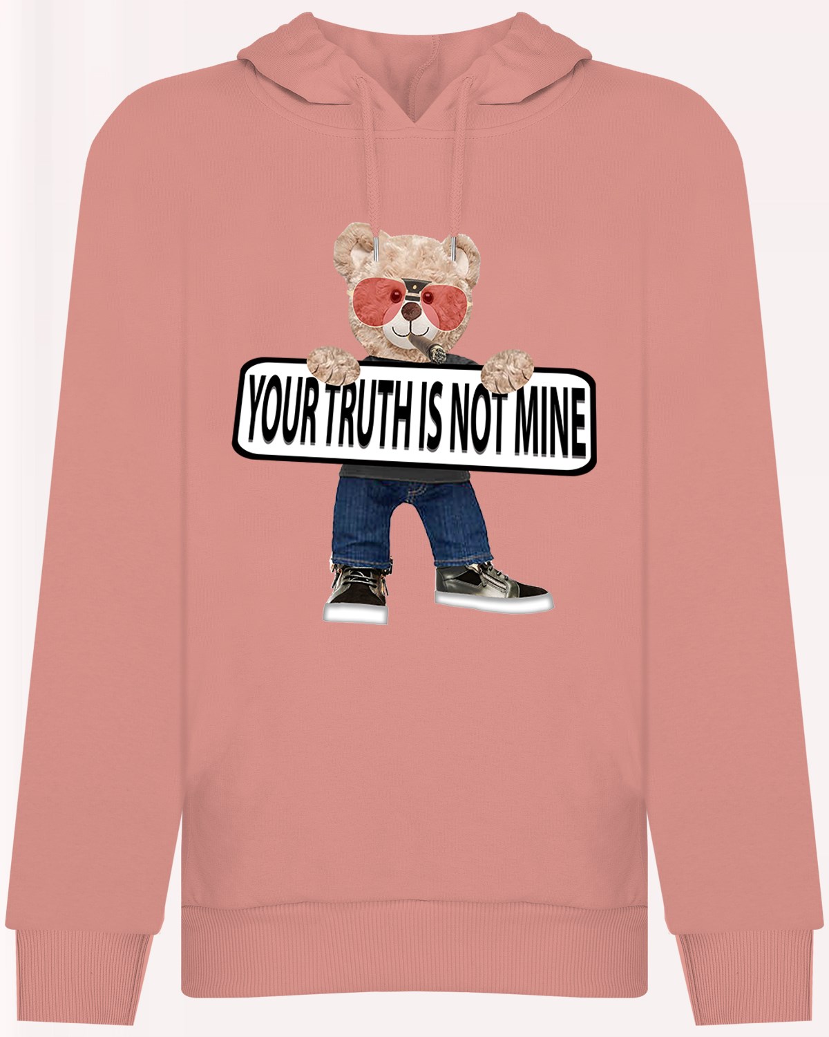 PRINTED TEDDY BEAR hoodie