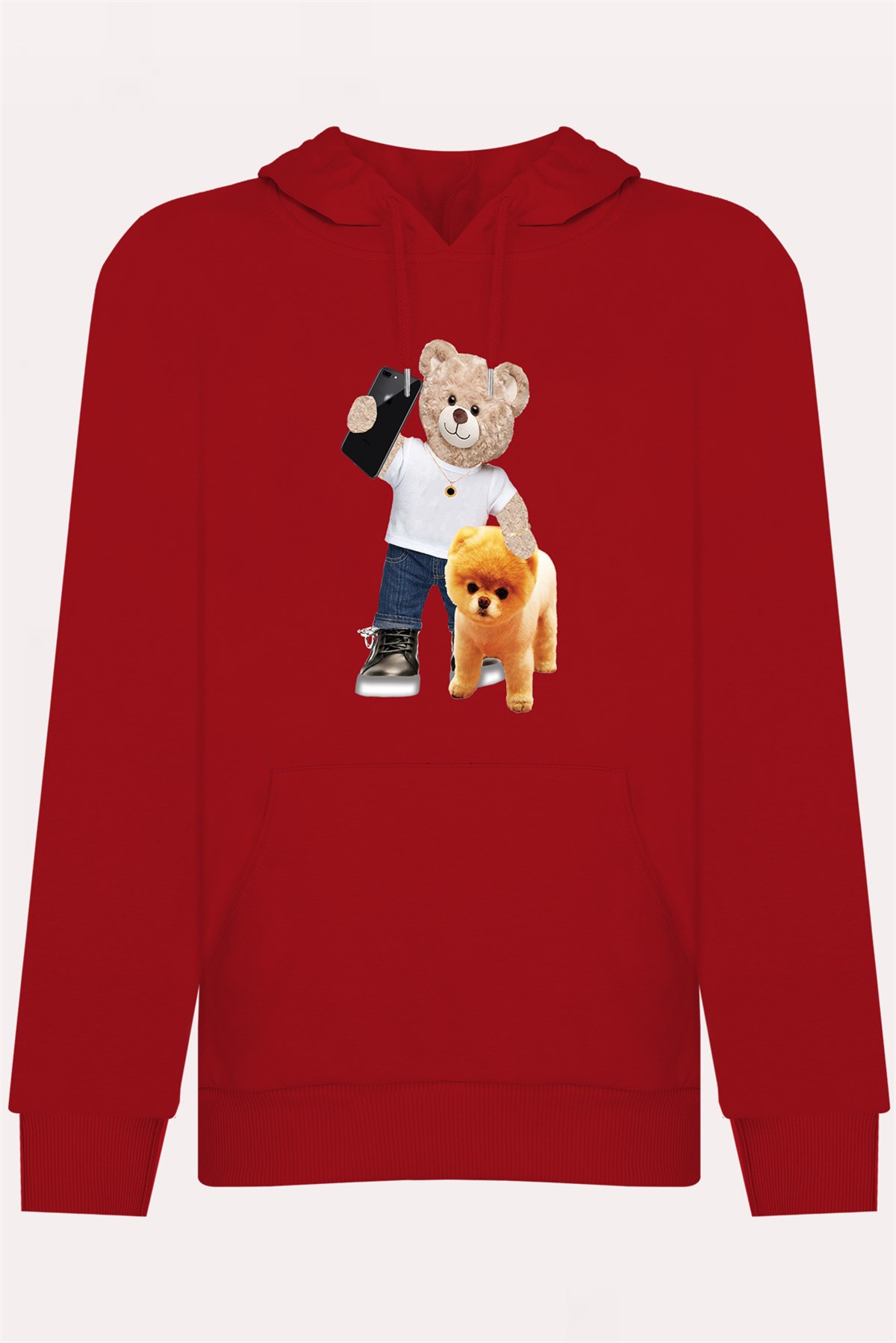 PRINTED TEDDY BEAR hoodie