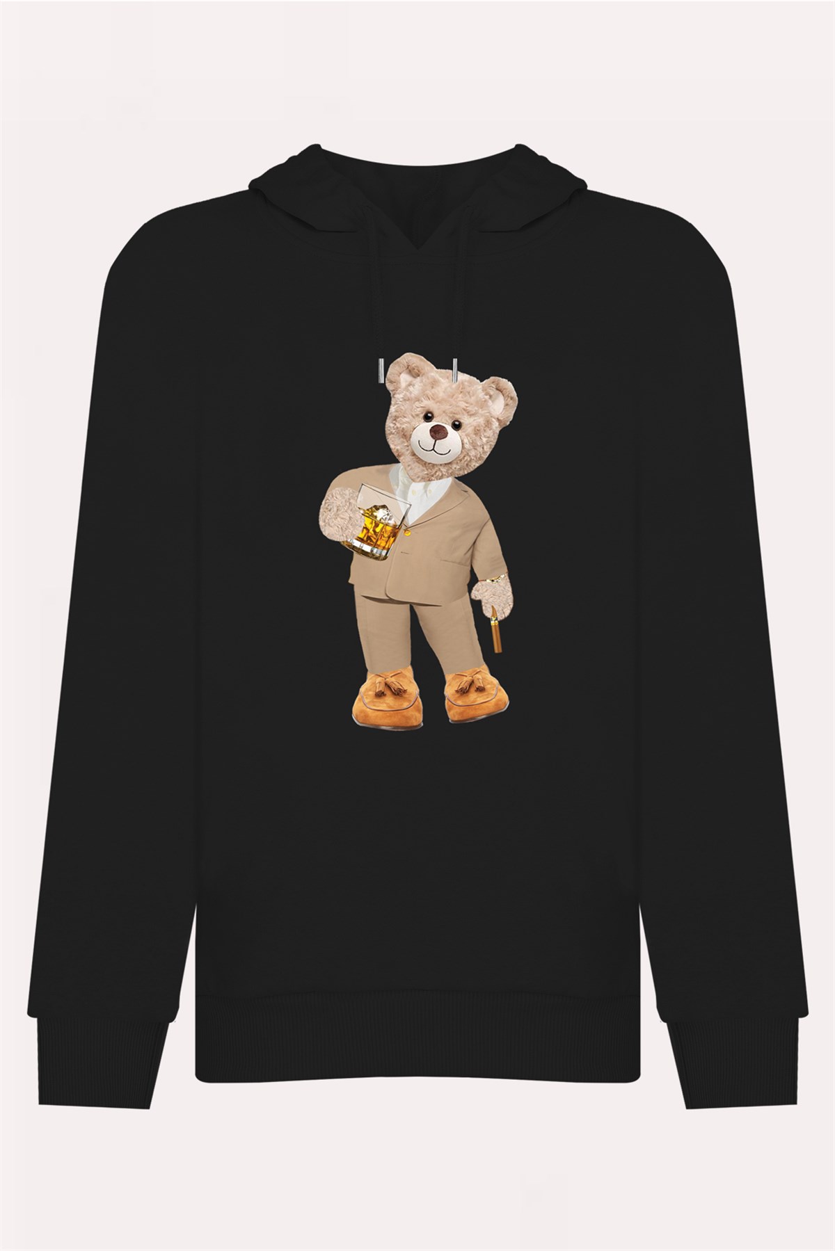 PRINTED TEDDY BEAR hoodie