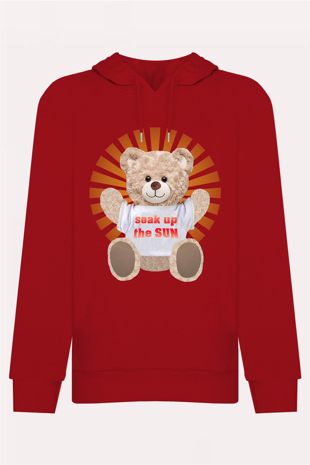 PRINTED TEDDY BEAR hoodie