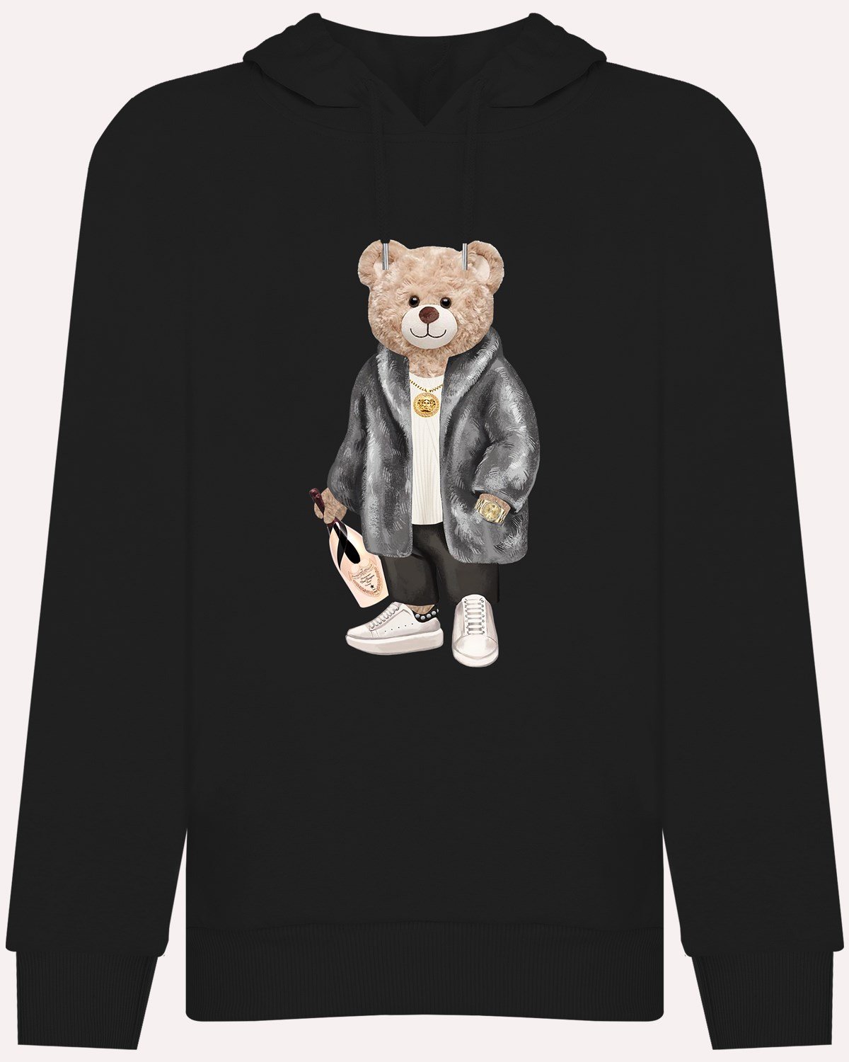PRINTED TEDDY BEAR hoodie