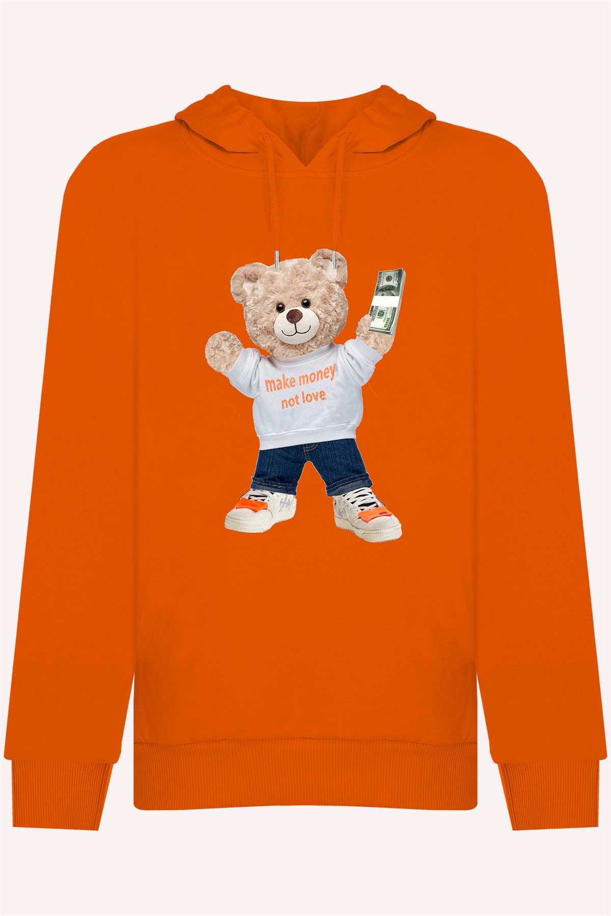 PRINTED TEDDY BEAR hoodie