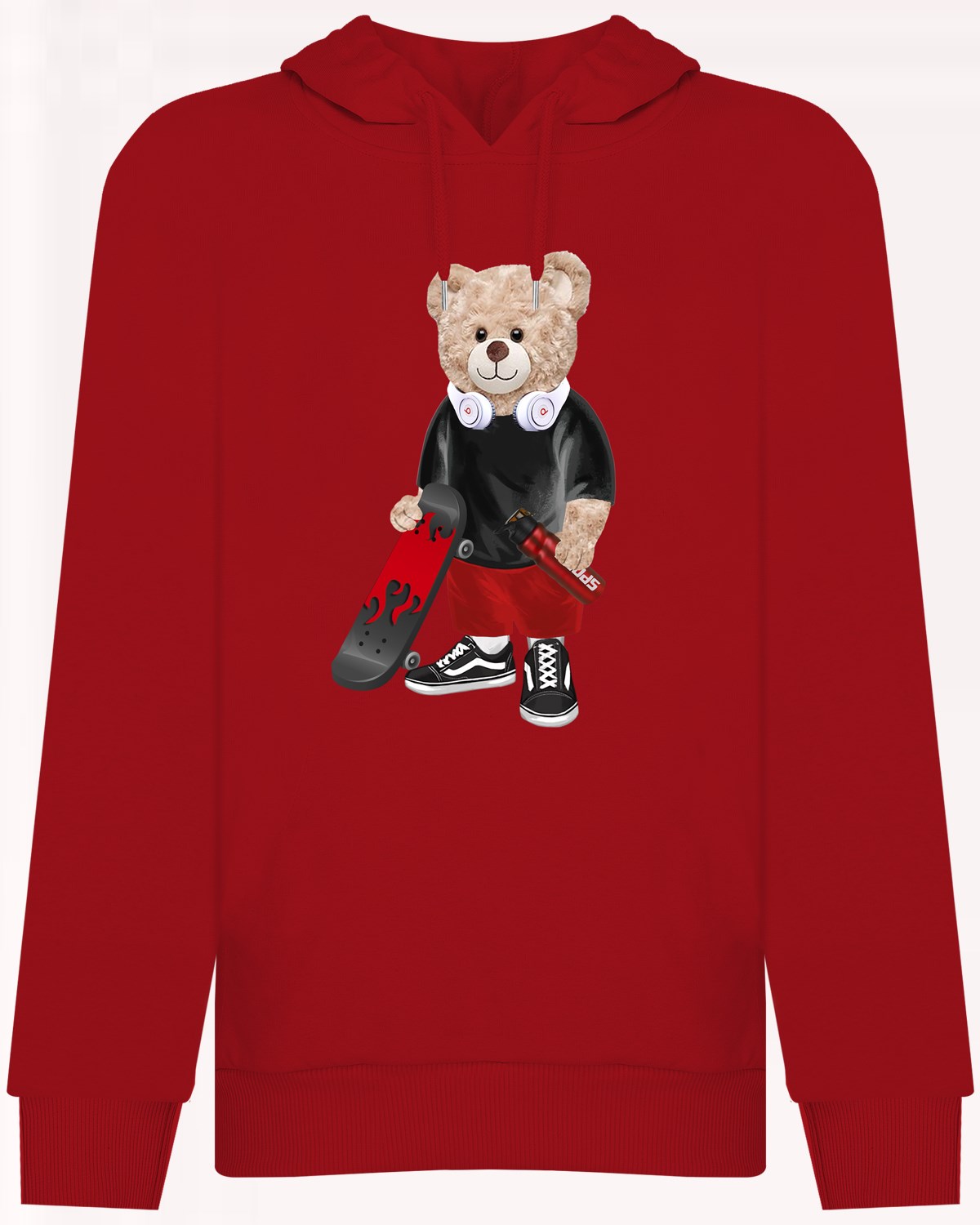 PRINTED TEDDY BEAR hoodie