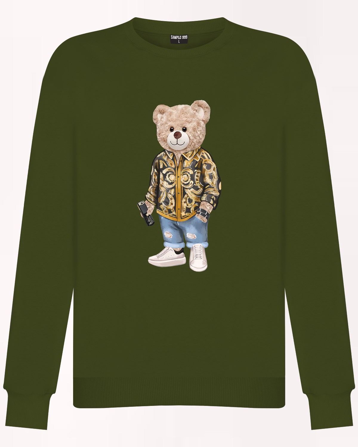 PRINTED TEDDY BEAR sweatshirt